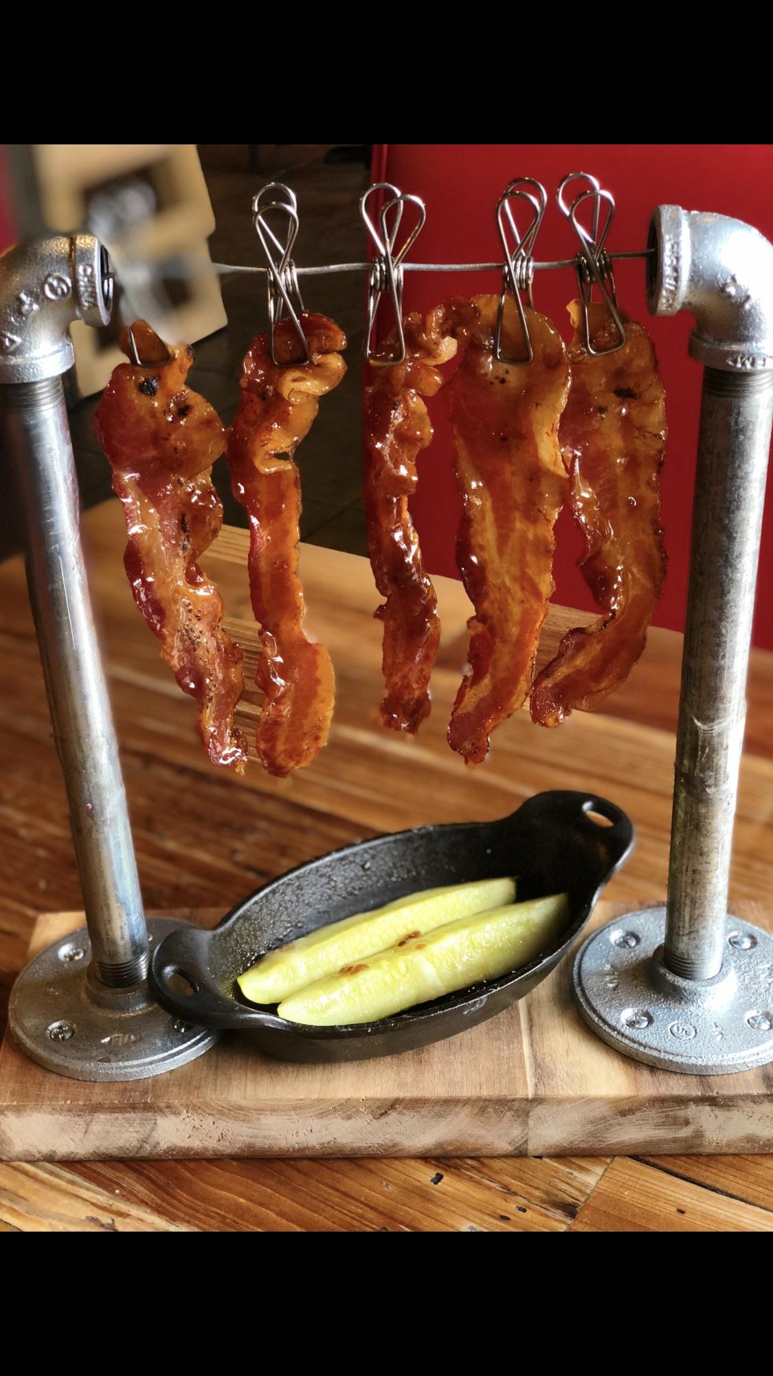 A new restaurant in my college town just introduced this candied bacon