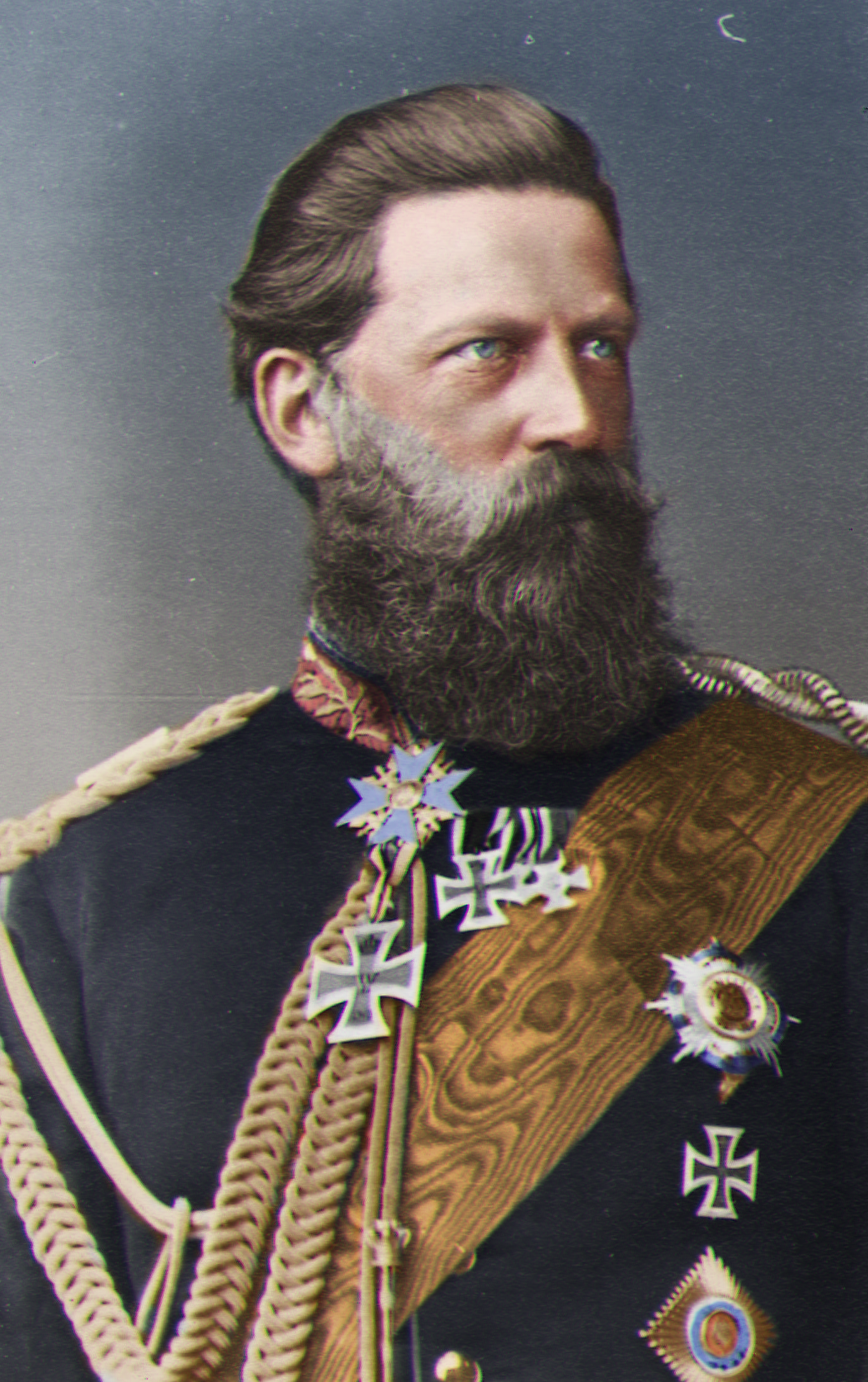 Frederick III German Emperor and King of Prussia, 1888. r/Colorization