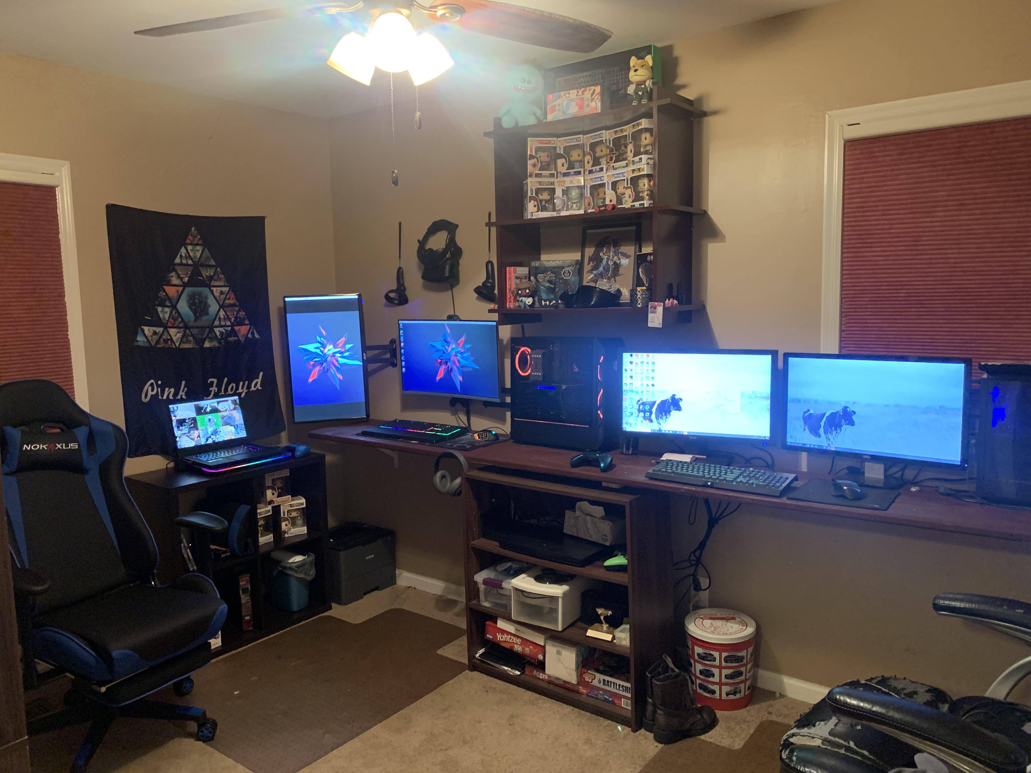 The HIS and HER Battle Room! (Specs in comments) r/battlestations