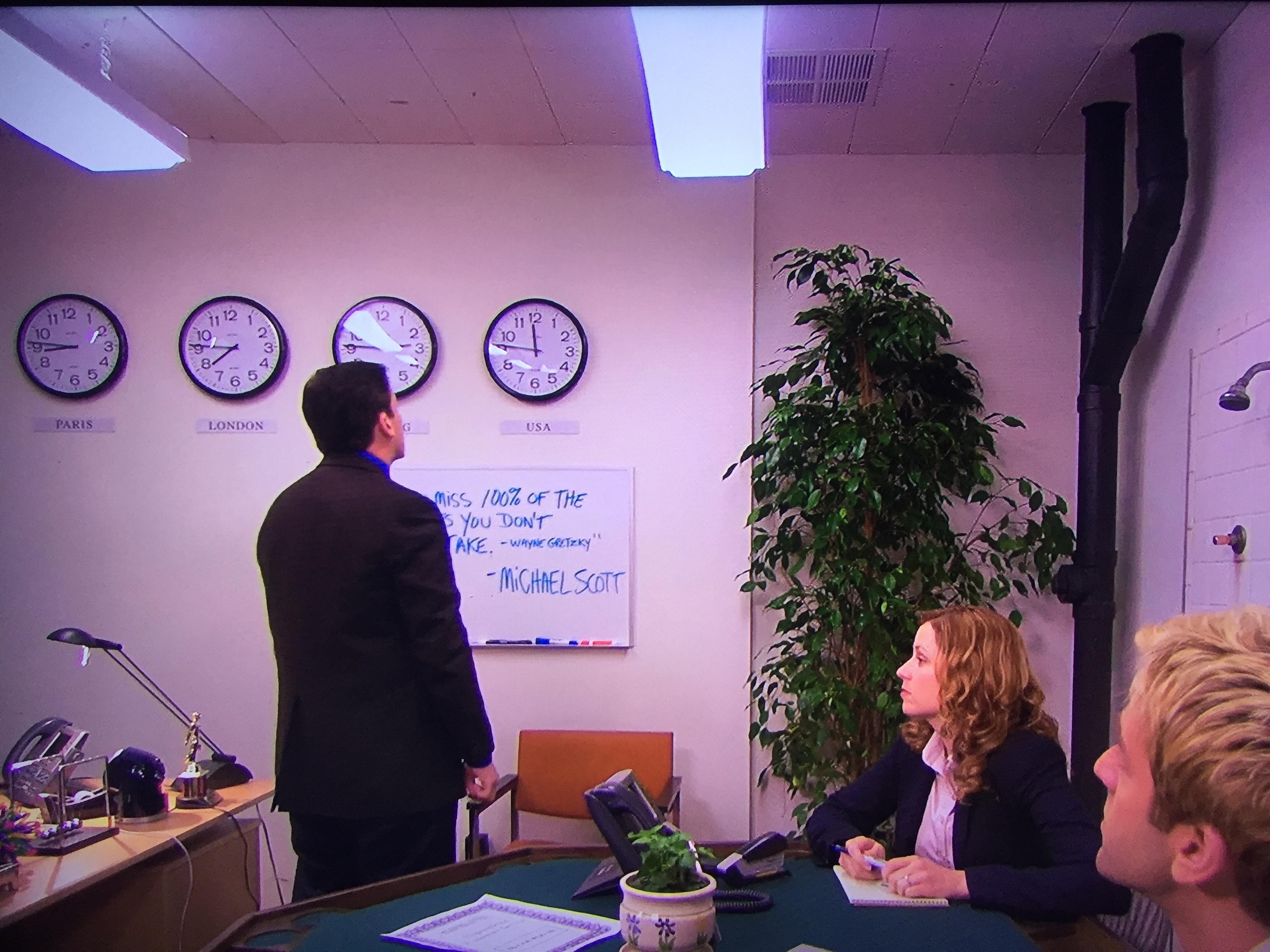 I've seen this episode multiple times and just realized that none of the clocks are correct