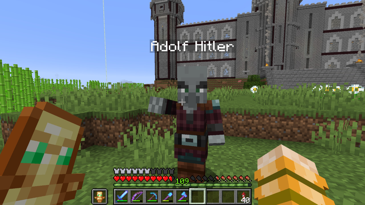 My brother "tamed" a pillager by getting it's crossbow durability to 0