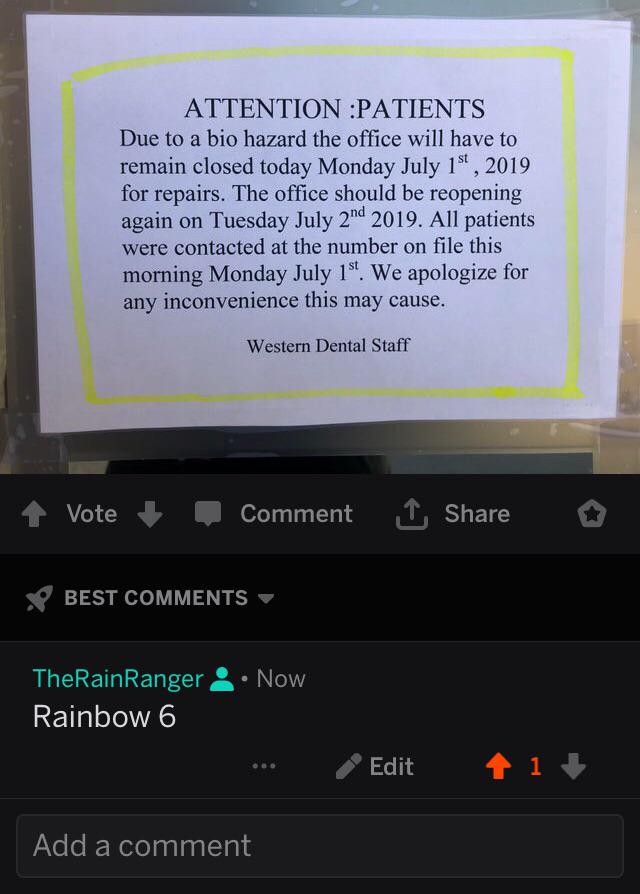 Secure the biohazard container r/Rainbow6