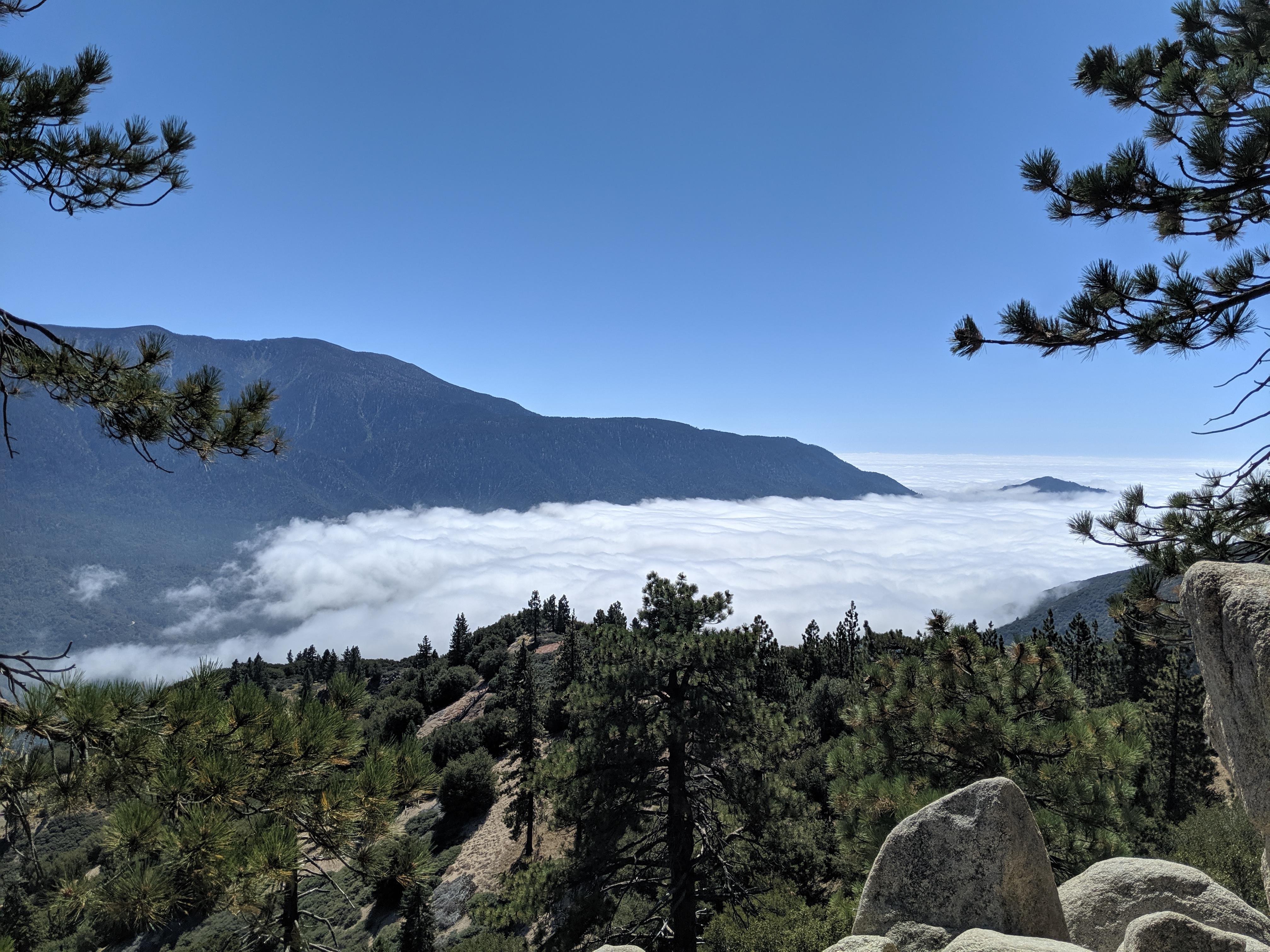 Big bear lake, California Grand view point on the pineknot trail r