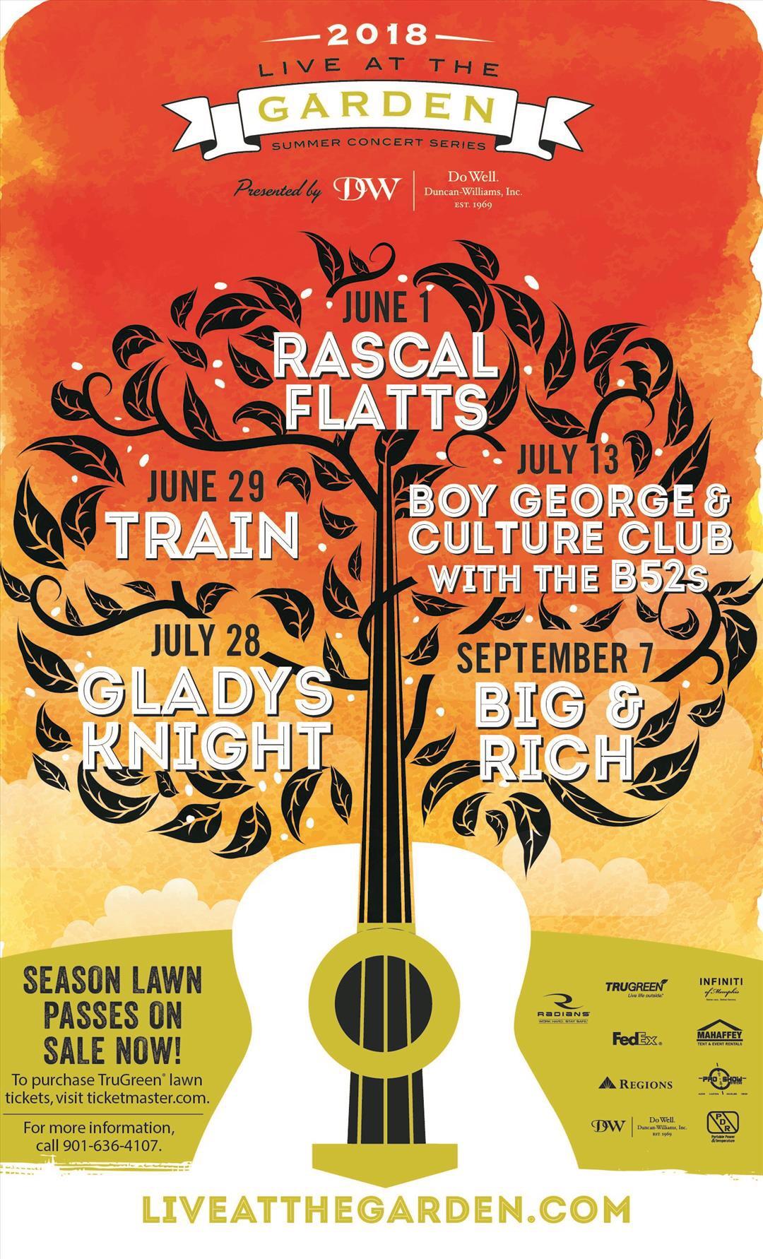 2018 Live at the Garden Lineup Announced r/memphis