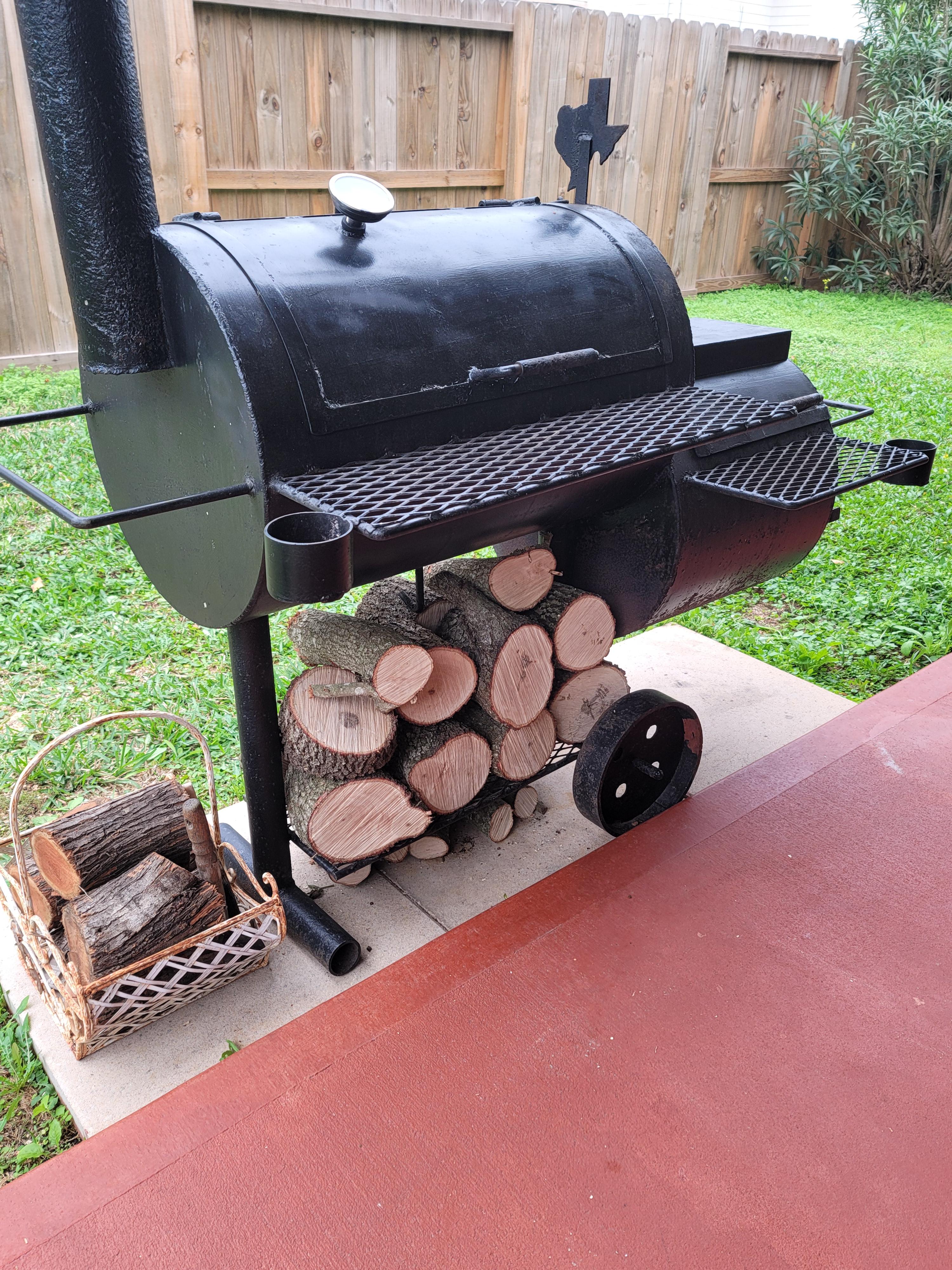 How long should you let fresh cut post oak dry out till you can use it