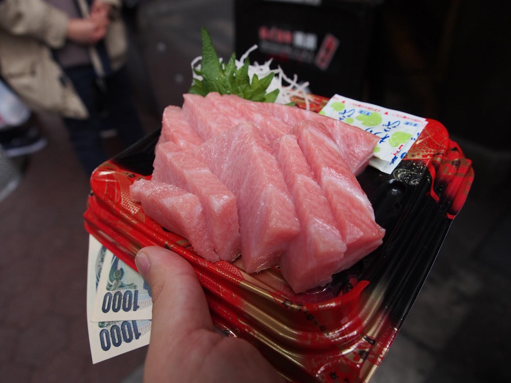 Most expensive street food I've had... 8000Yen of Otoro r/sushi