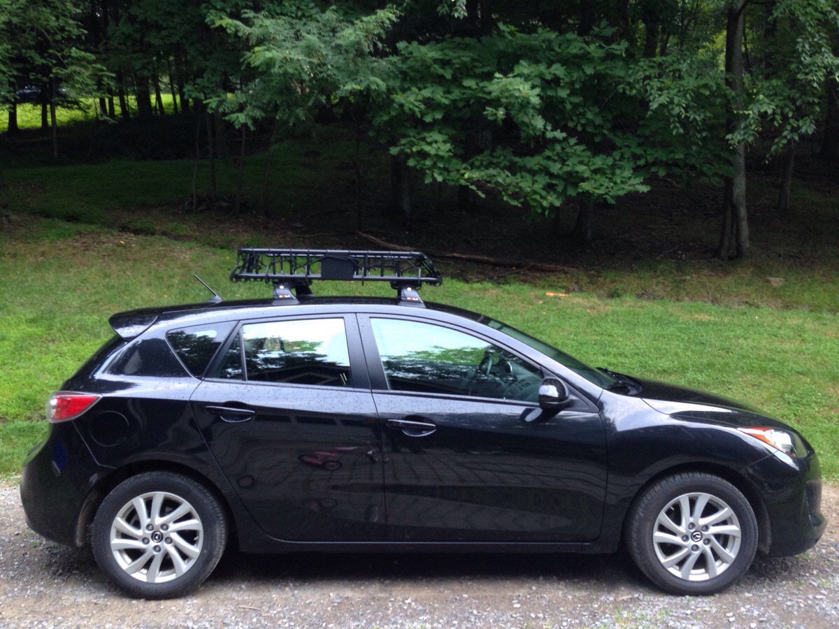 ROLA 59833 Roof Rack/extension and CURT Cargo Basket for