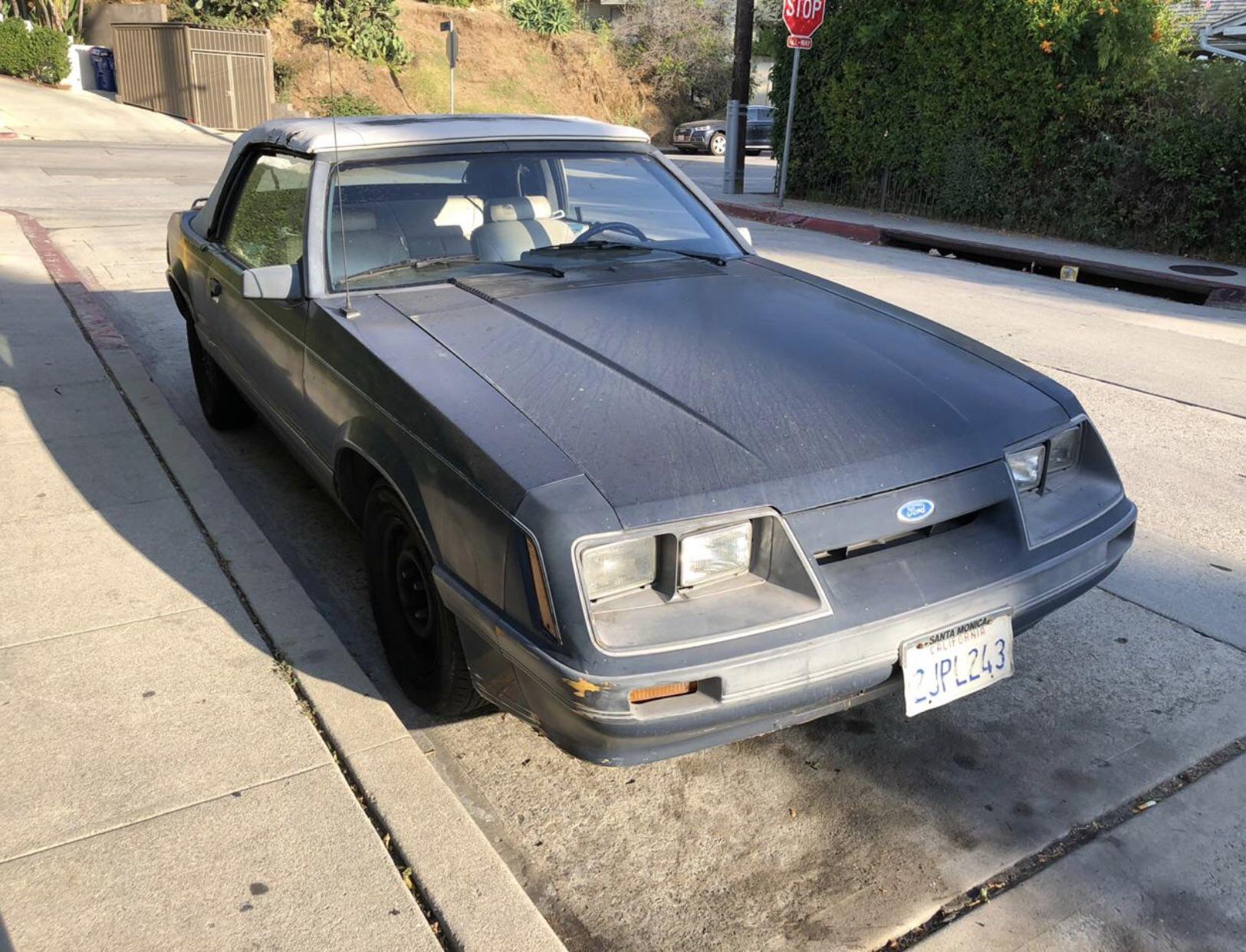 This specific early Mustang fox body, the official car of? r