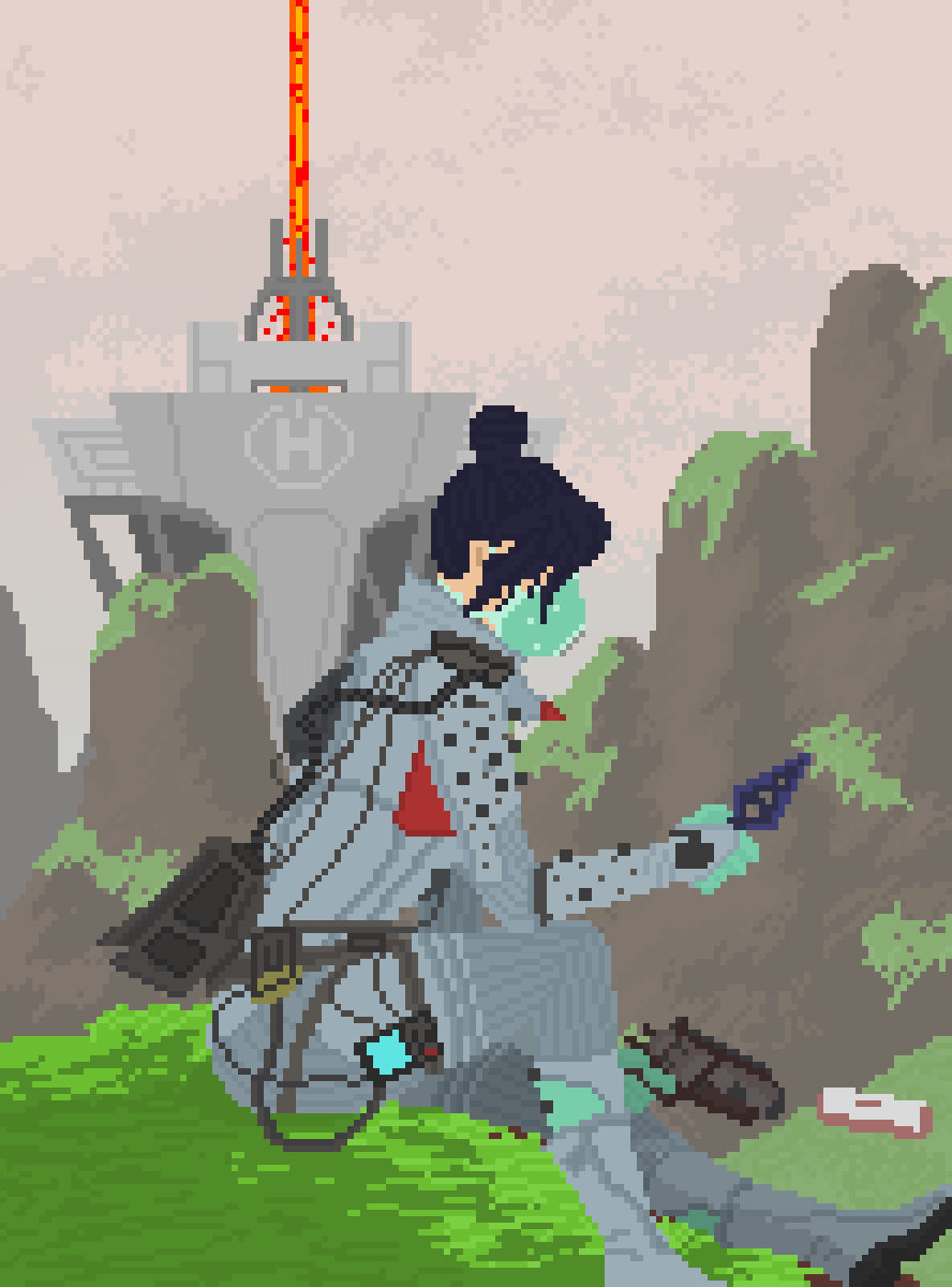 Wraith Apex Legends by farfarspace13 r/AnimatedPixelArt