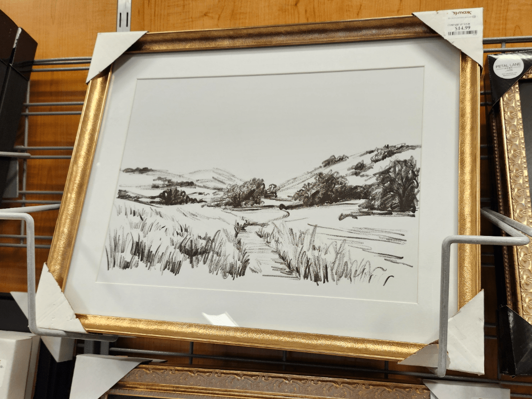 This wall art at TJMaxx looks like Arthur drew it. r/RDR2