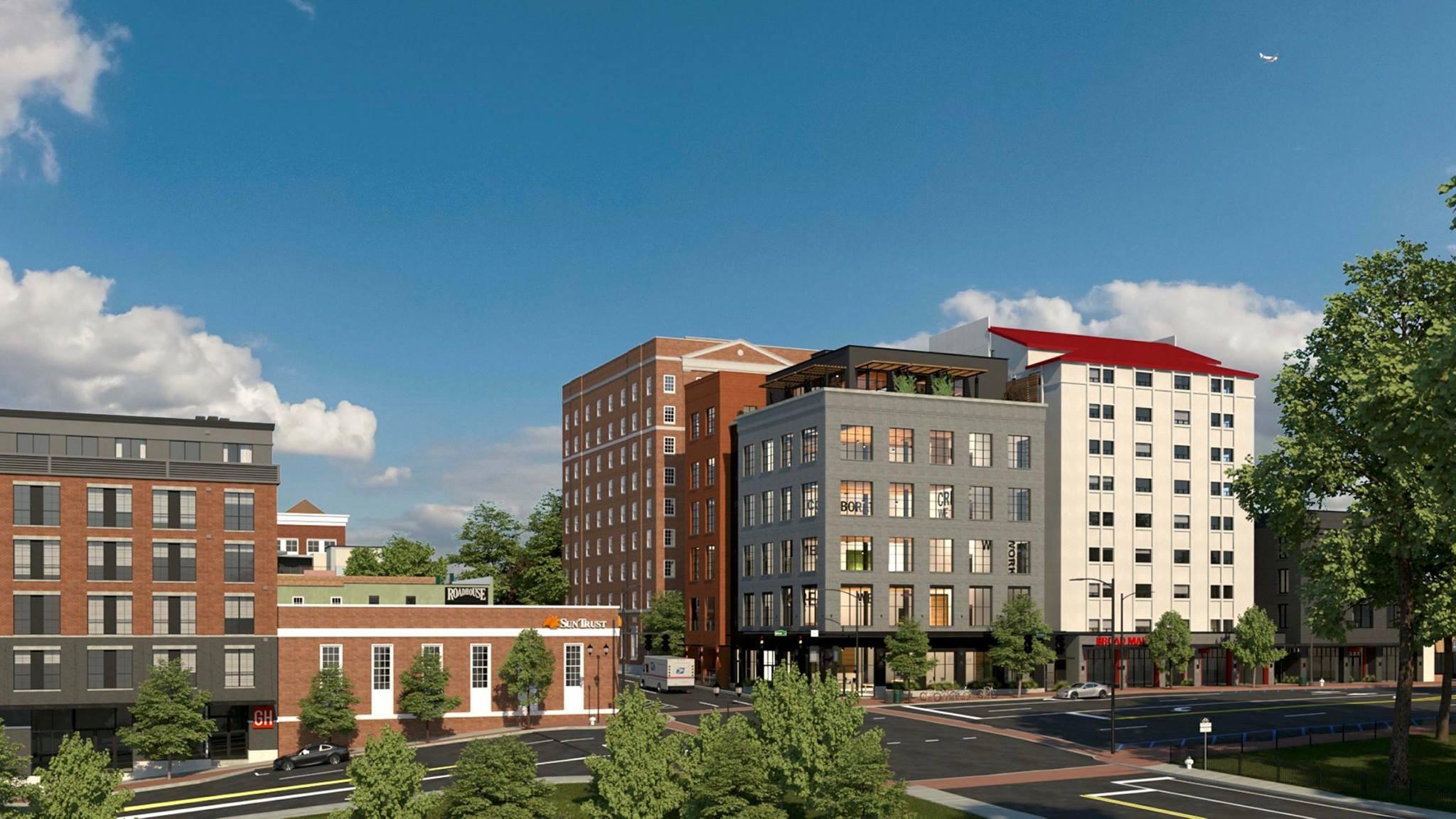 New MidRise Development on the Corner of Lumpkin and Broad. Scheduled for Completion Q1 2020