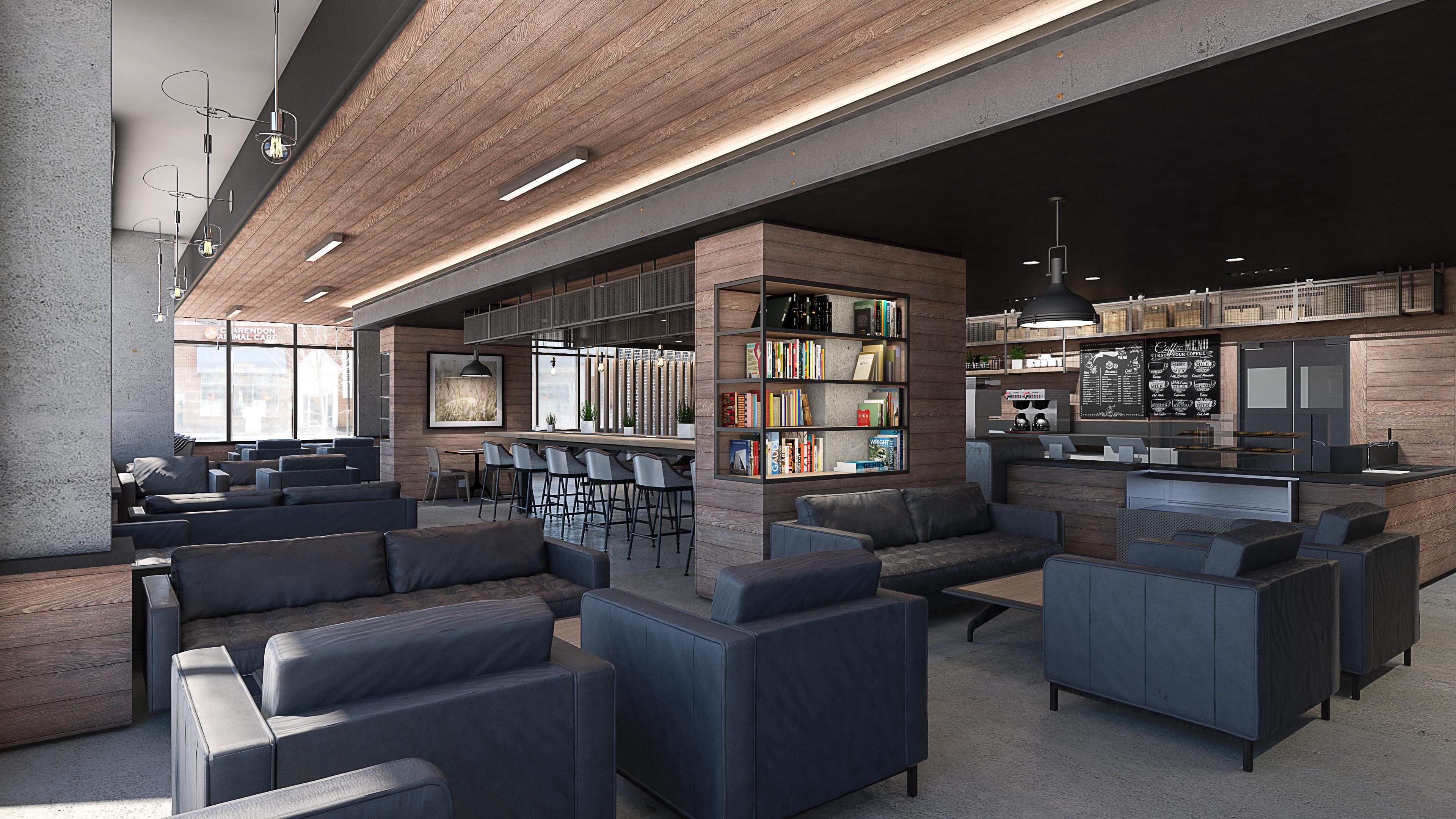 Design Rendering Coffee Shop Sketchup/Vray r/archviz