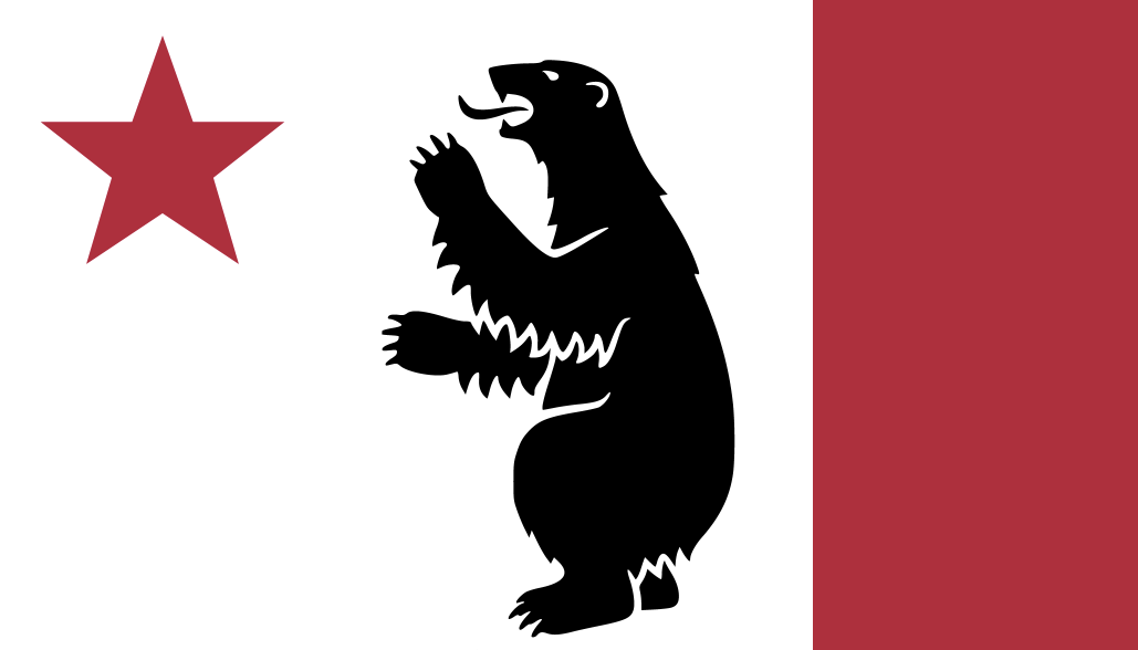 California Bear Flag Redesign r/vexillology