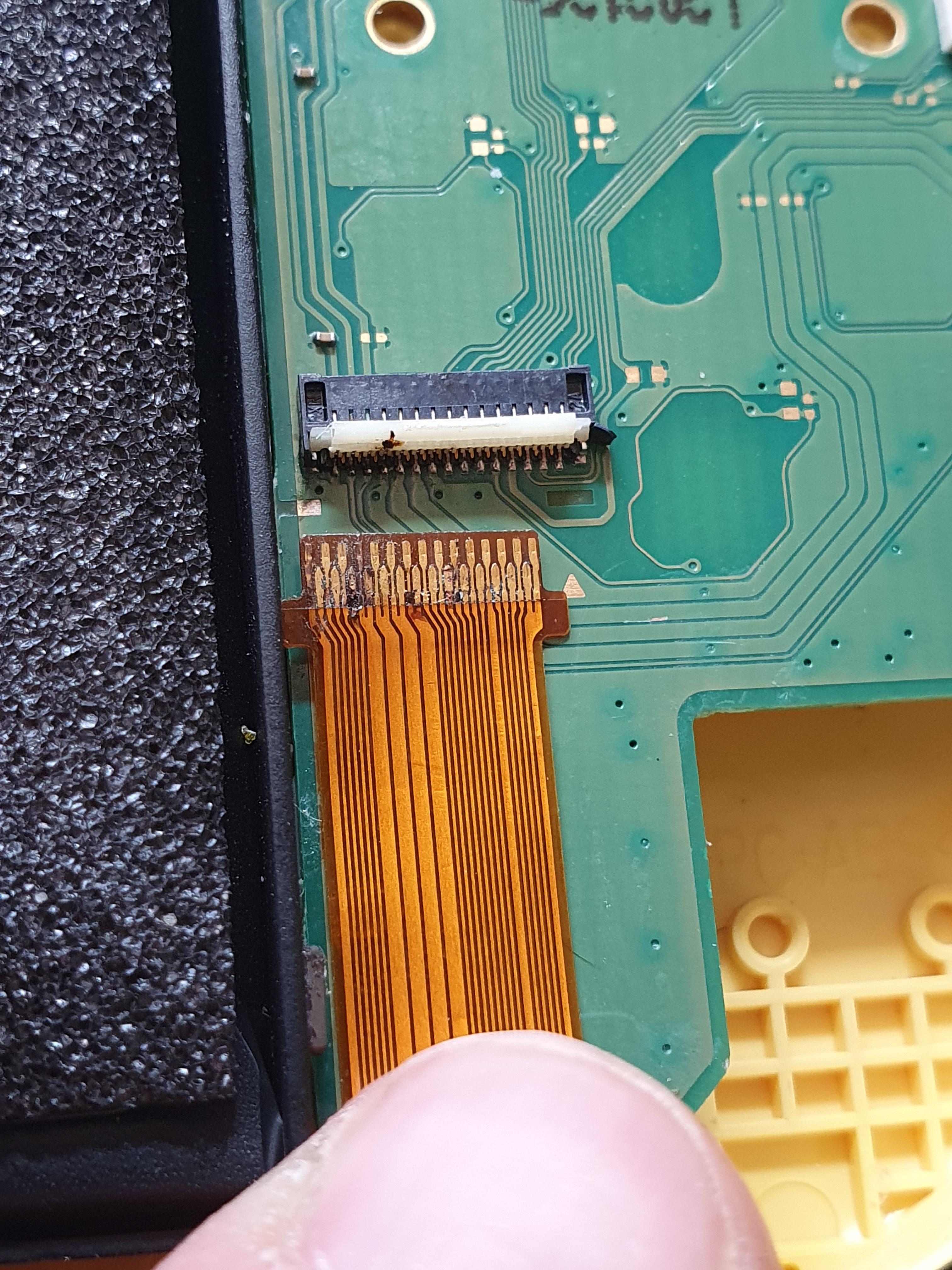 Water damaged switch with no backlight r/consolerepair