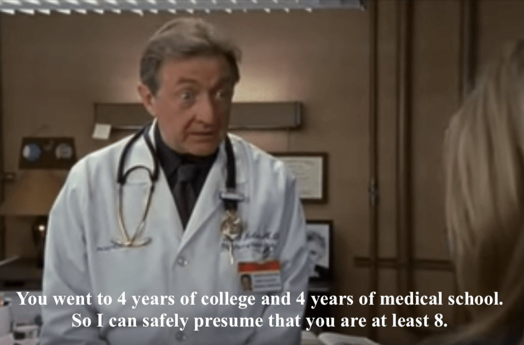 Easily the best Kelso line. You think he's going to be empathetic, then