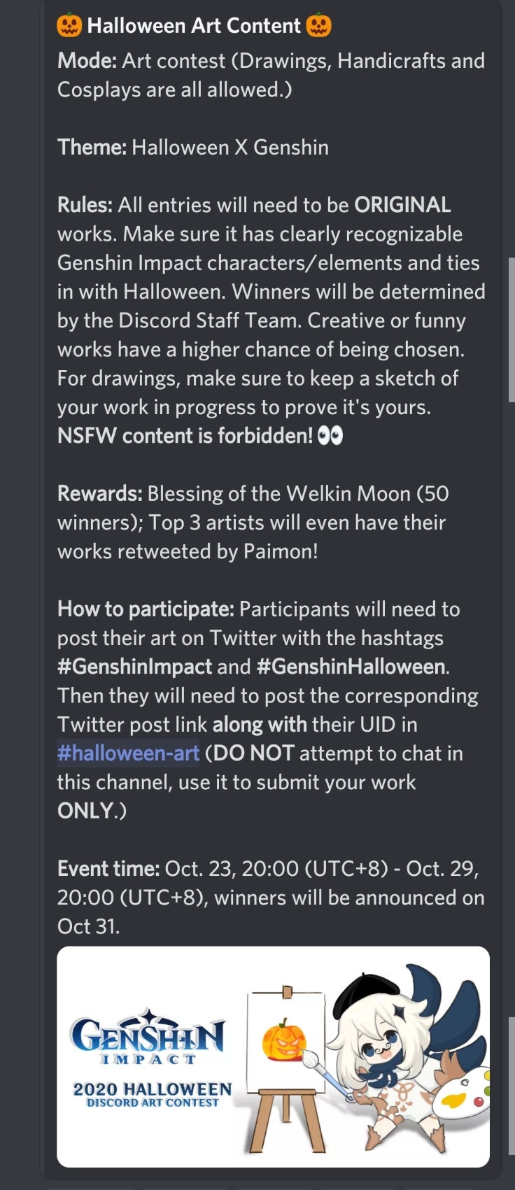 New Discord Event r/Genshin_Impact