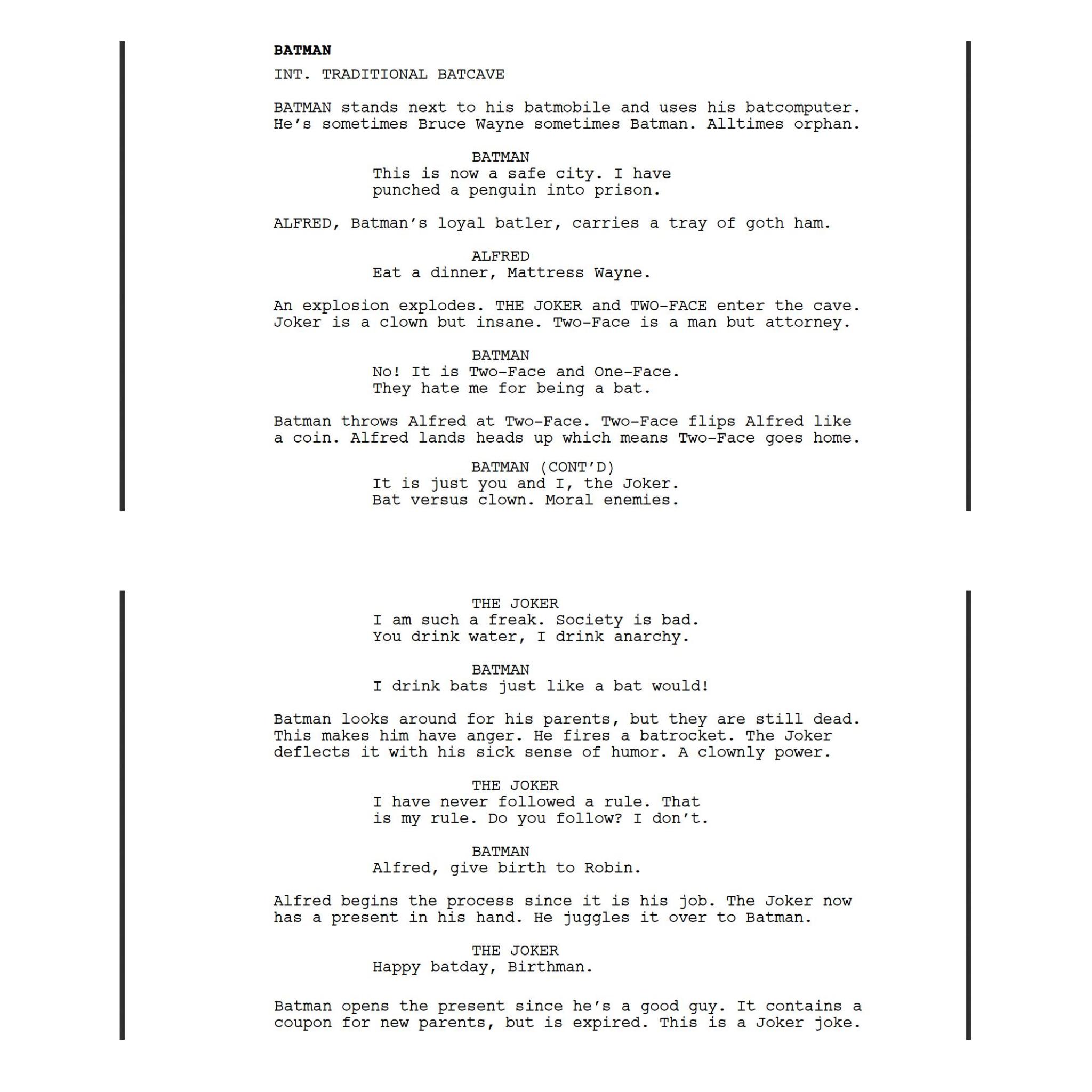 The Batman: The Official Script Book amazon.com
