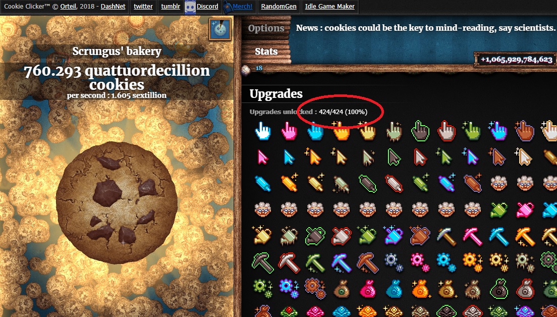 Cookie Clicker Best Krumblor news word