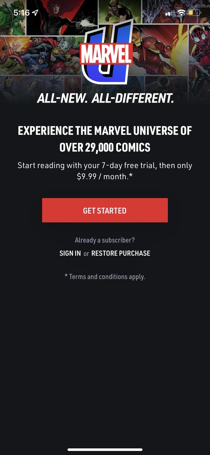 Is there anywhere I can read the comics for free or should I just fold