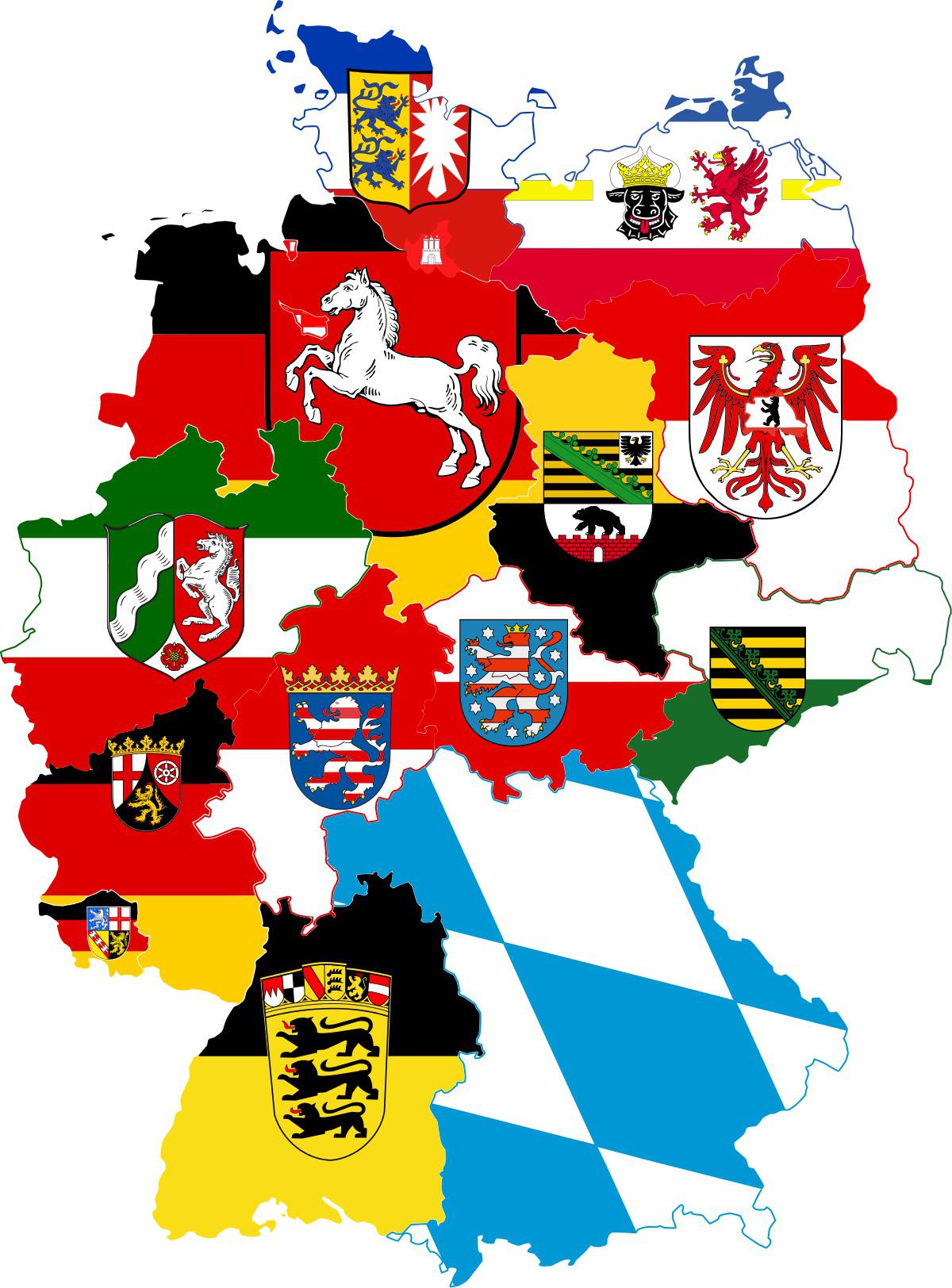 Historical German States r/vexillology