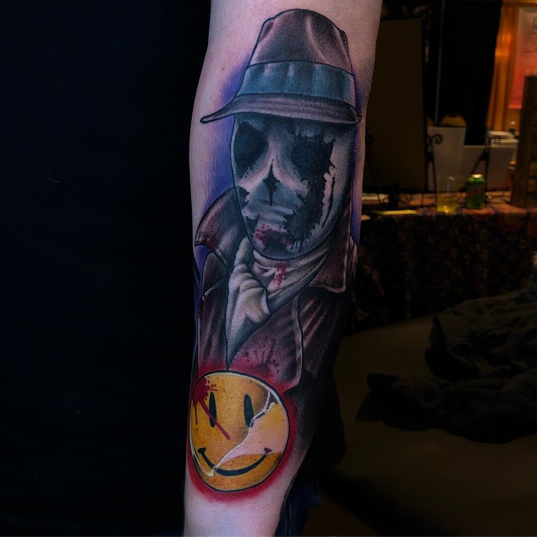Rorschach done by Dane Smith Fountain Square, located in Indianapolis