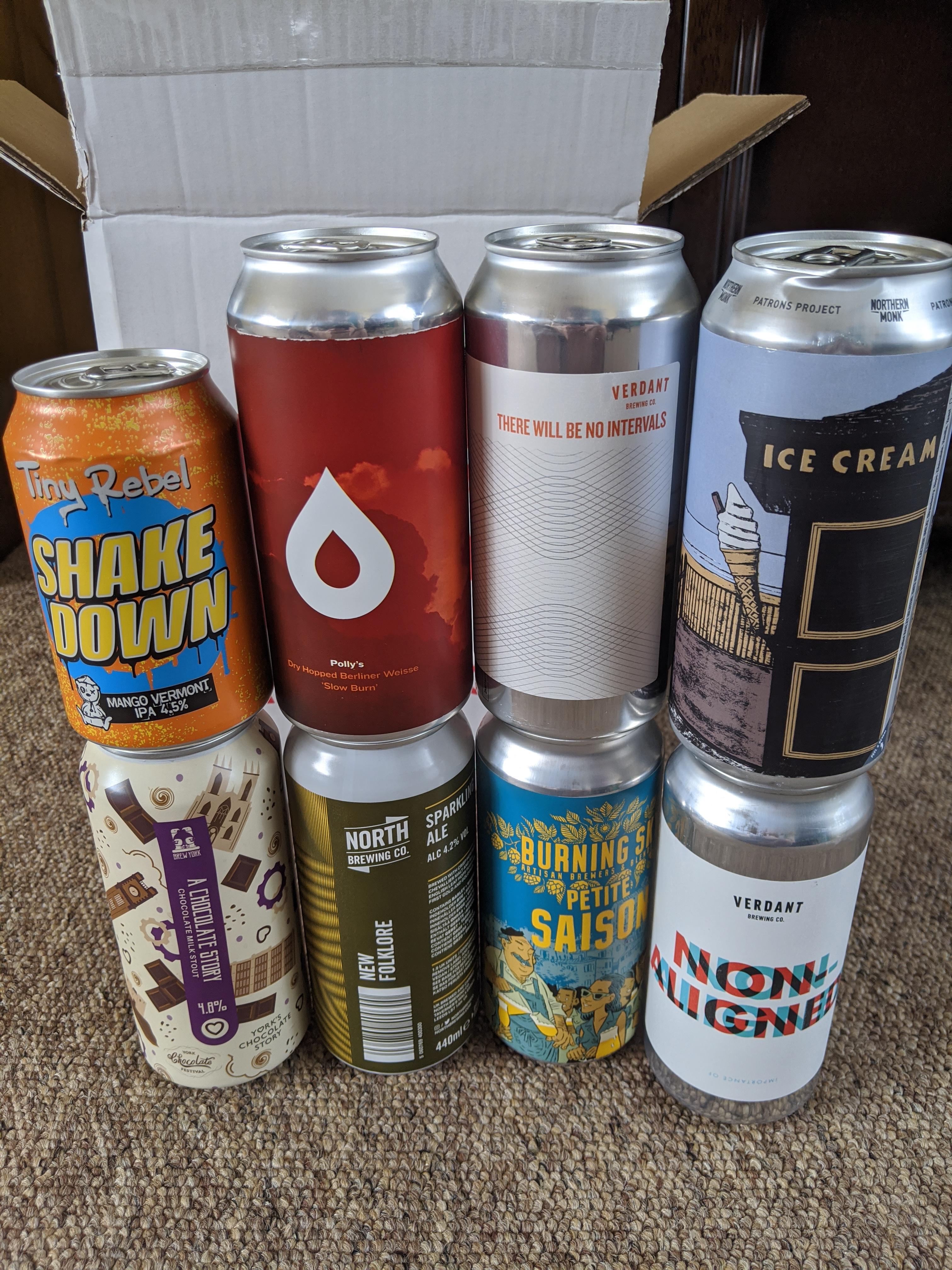 Online beer delivery arrived. Will enjoy working through these! r