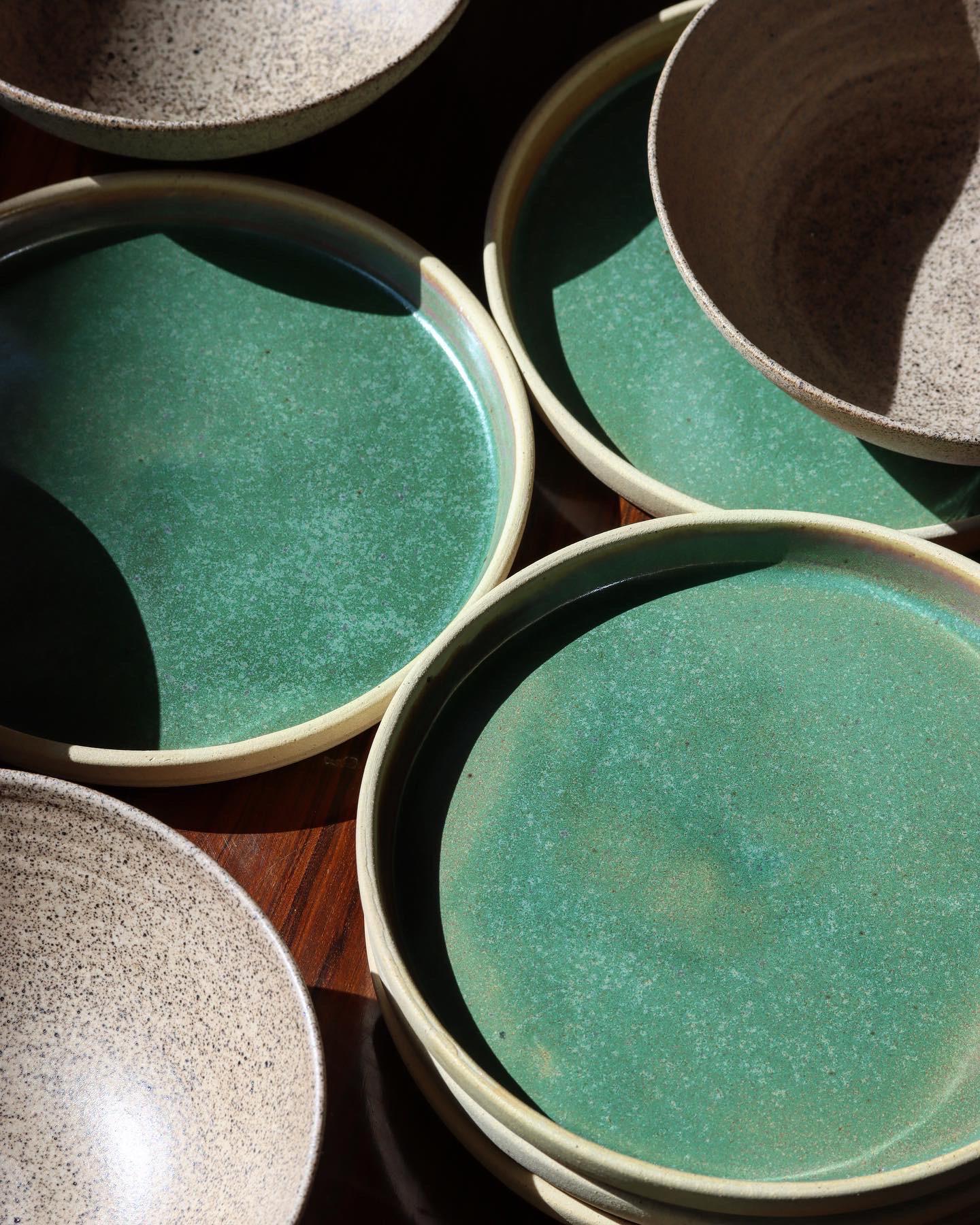 Bowls and plates. With nice light ) r/Pottery