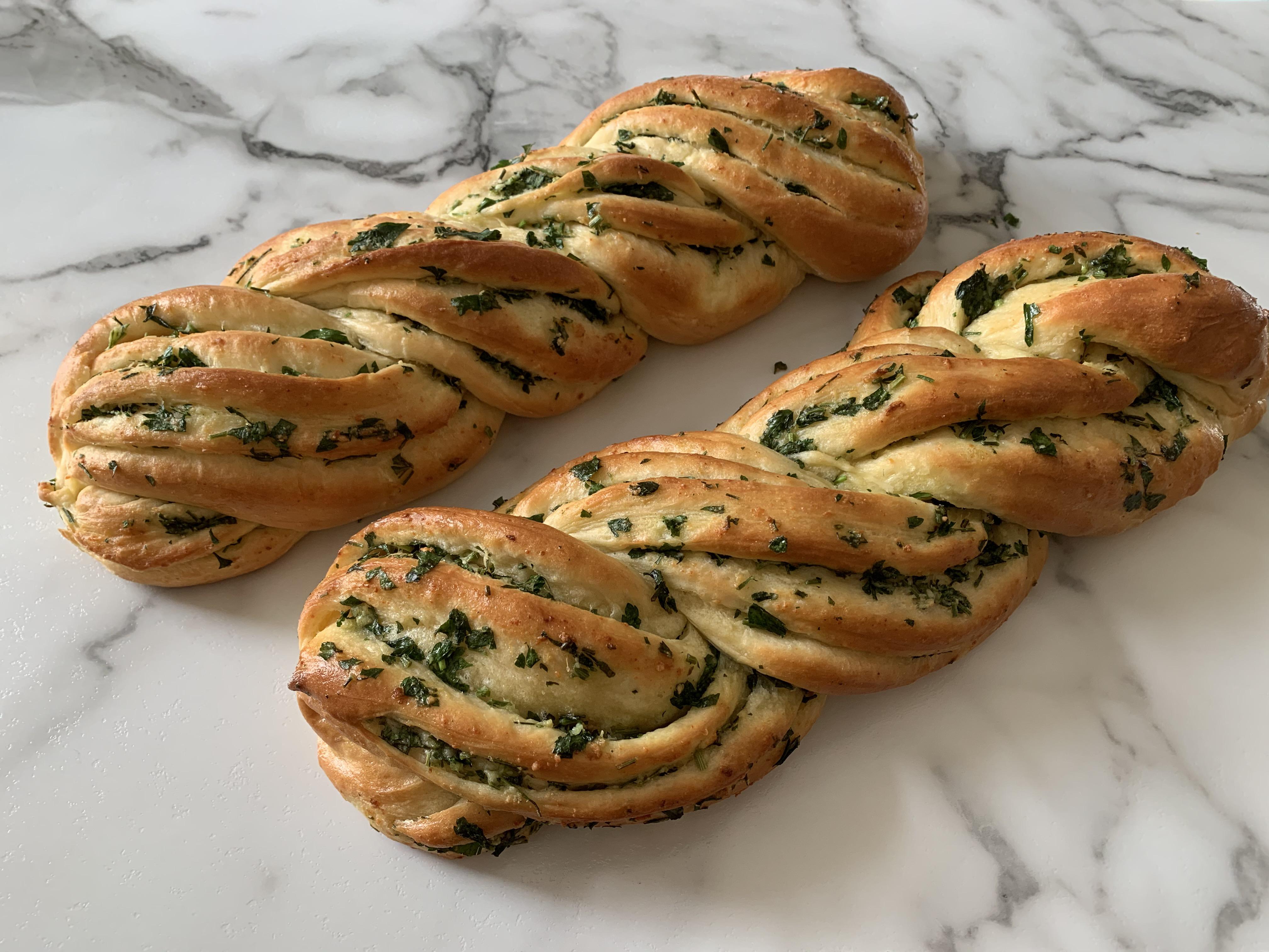 [homemade] Parmesan Parsley Garlic Bread r/food
