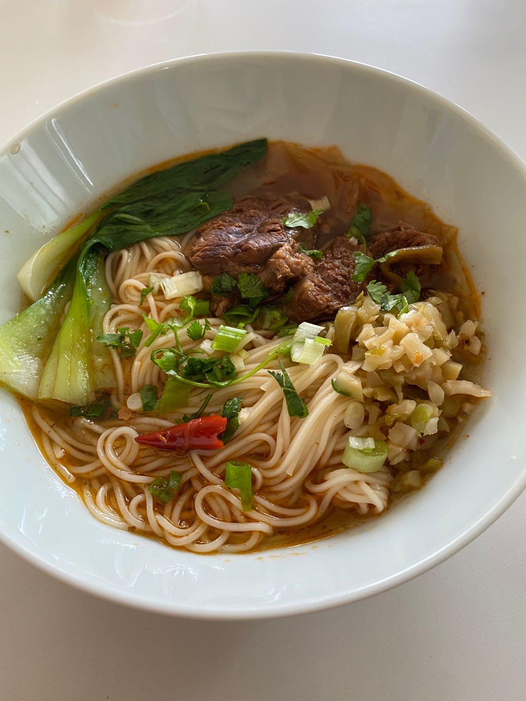 Made Taiwanese Beef Noodle Soup over the weekend. Finally had the free