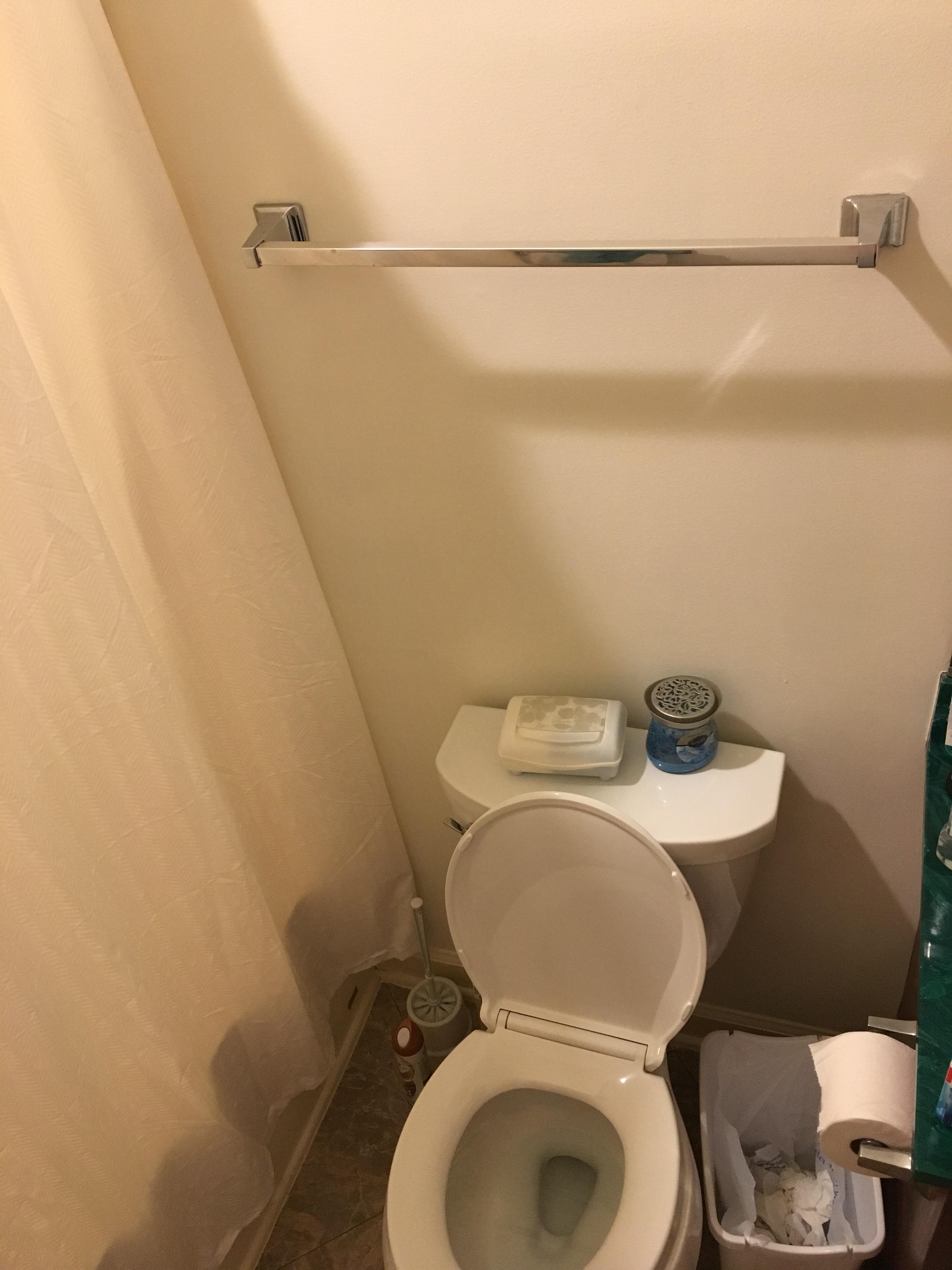 People who install towel bars right above a toilet r/mildlyinfuriating