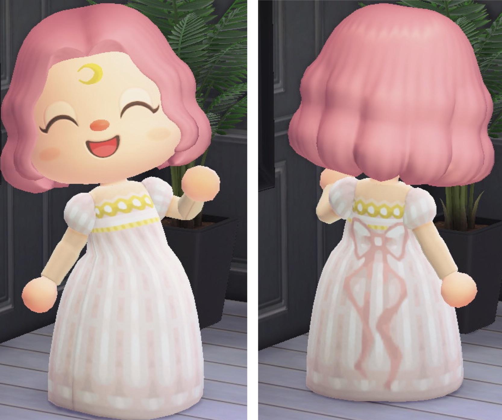 I made Princess Serenity’s dress for all us Sailor Moon