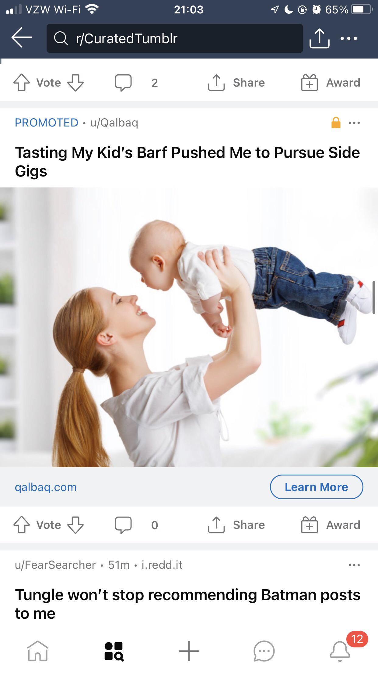 (This is an r/curatedtumblr ad, not a tumblr ad, but spiritually it