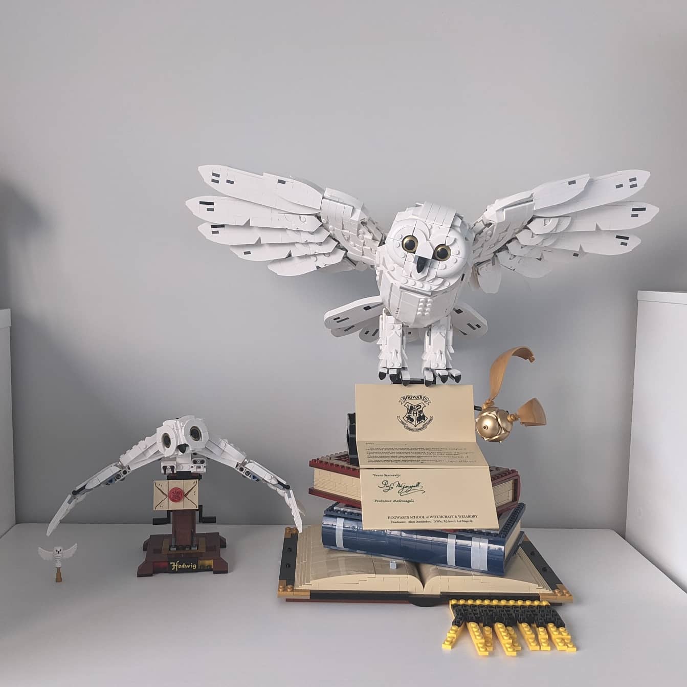 Hedwig size comparison! r/lego