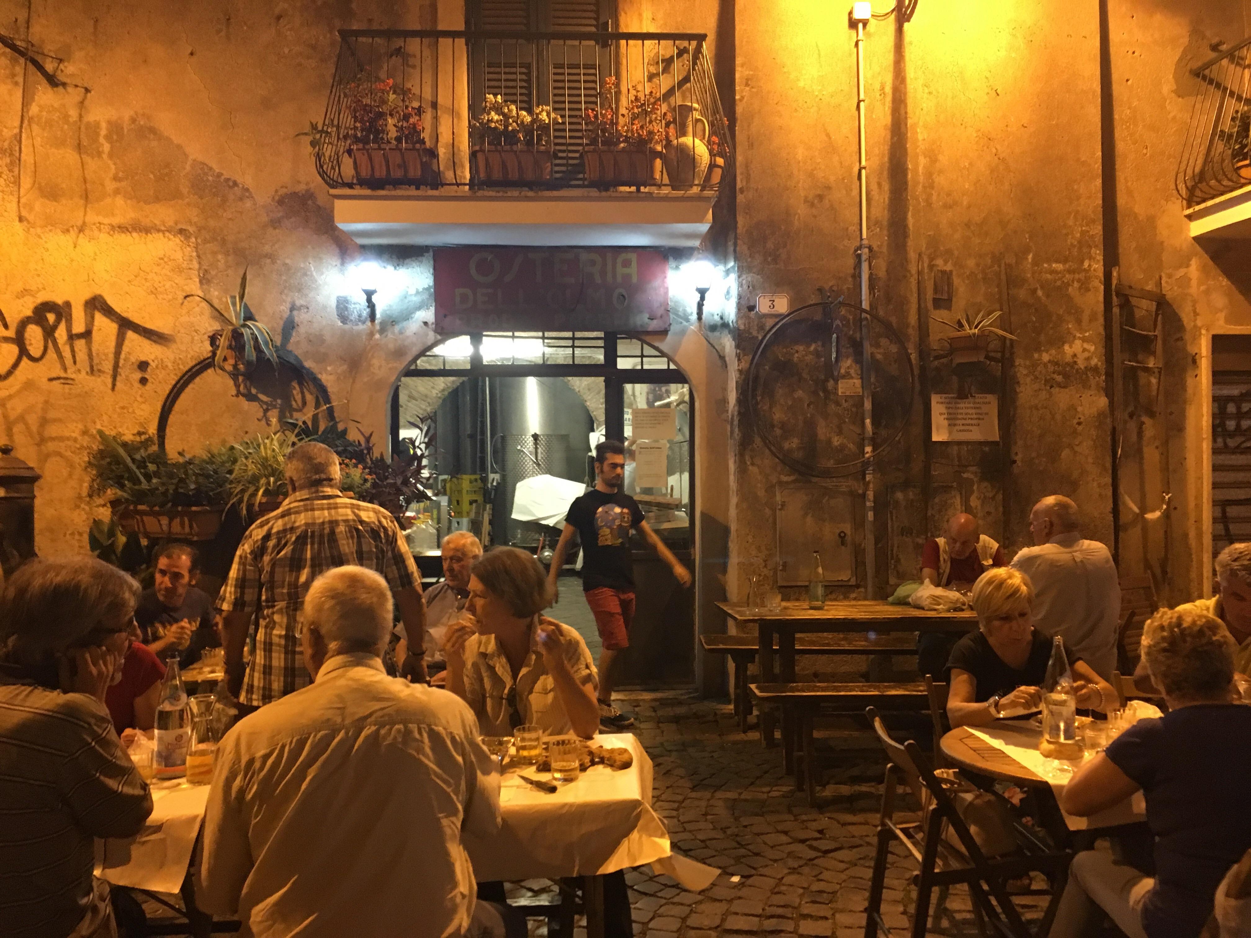 This tiny wine bar a bit outside of Rome r/CozyPlaces
