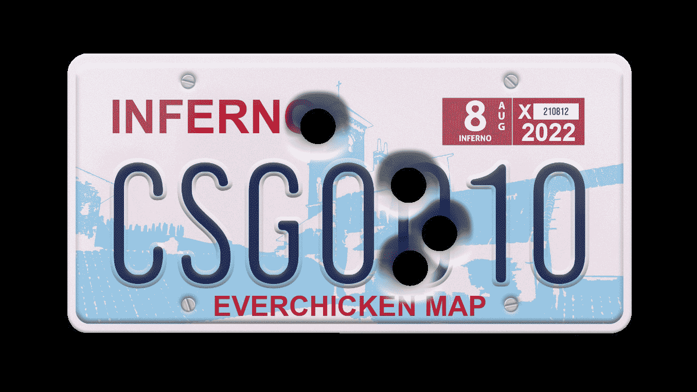 CSGO10 License Plate r/GlobalOffensive