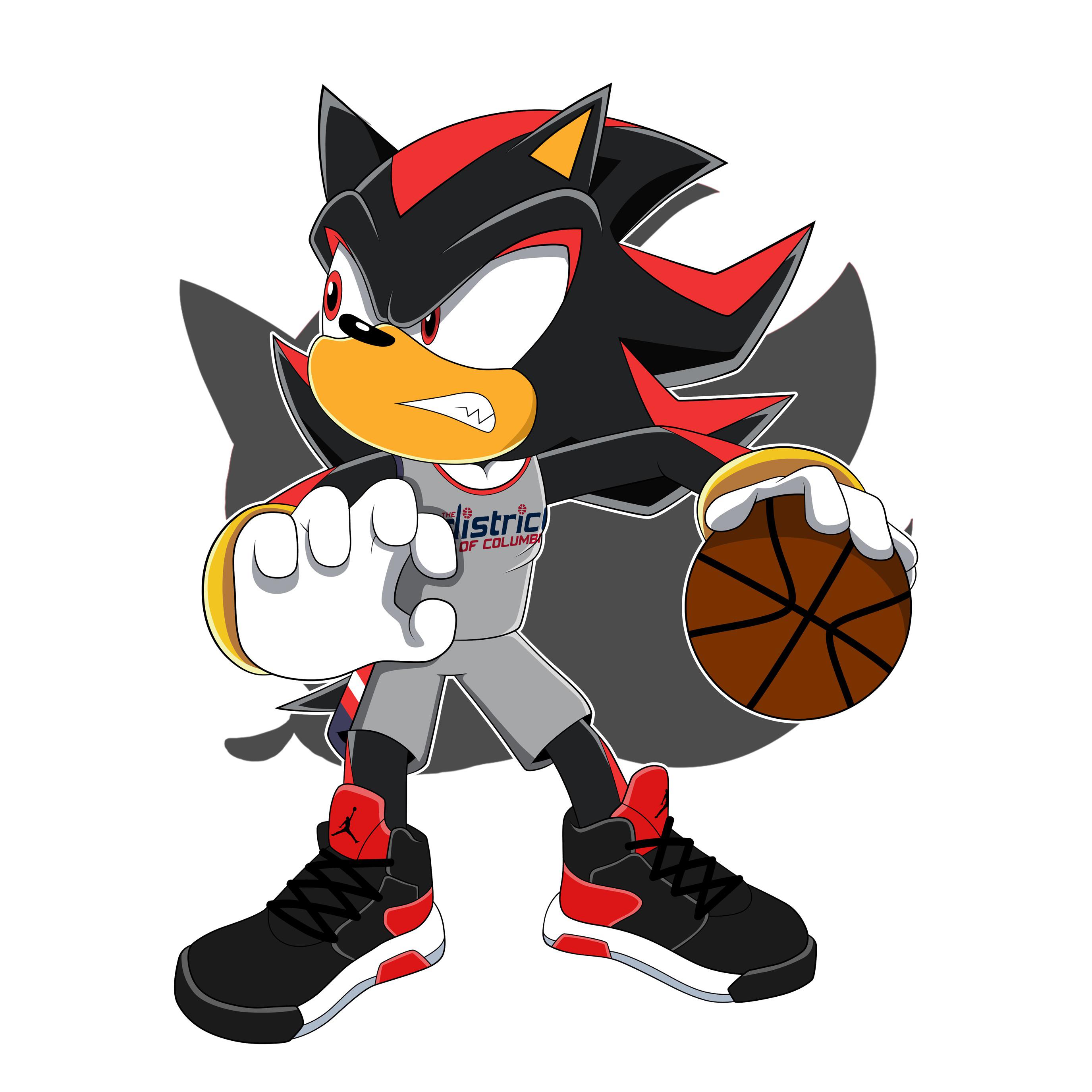 SHADOW BASKETBALL 🏀 ⚫️🔴 Art by me : r/SonicTheHedgehog