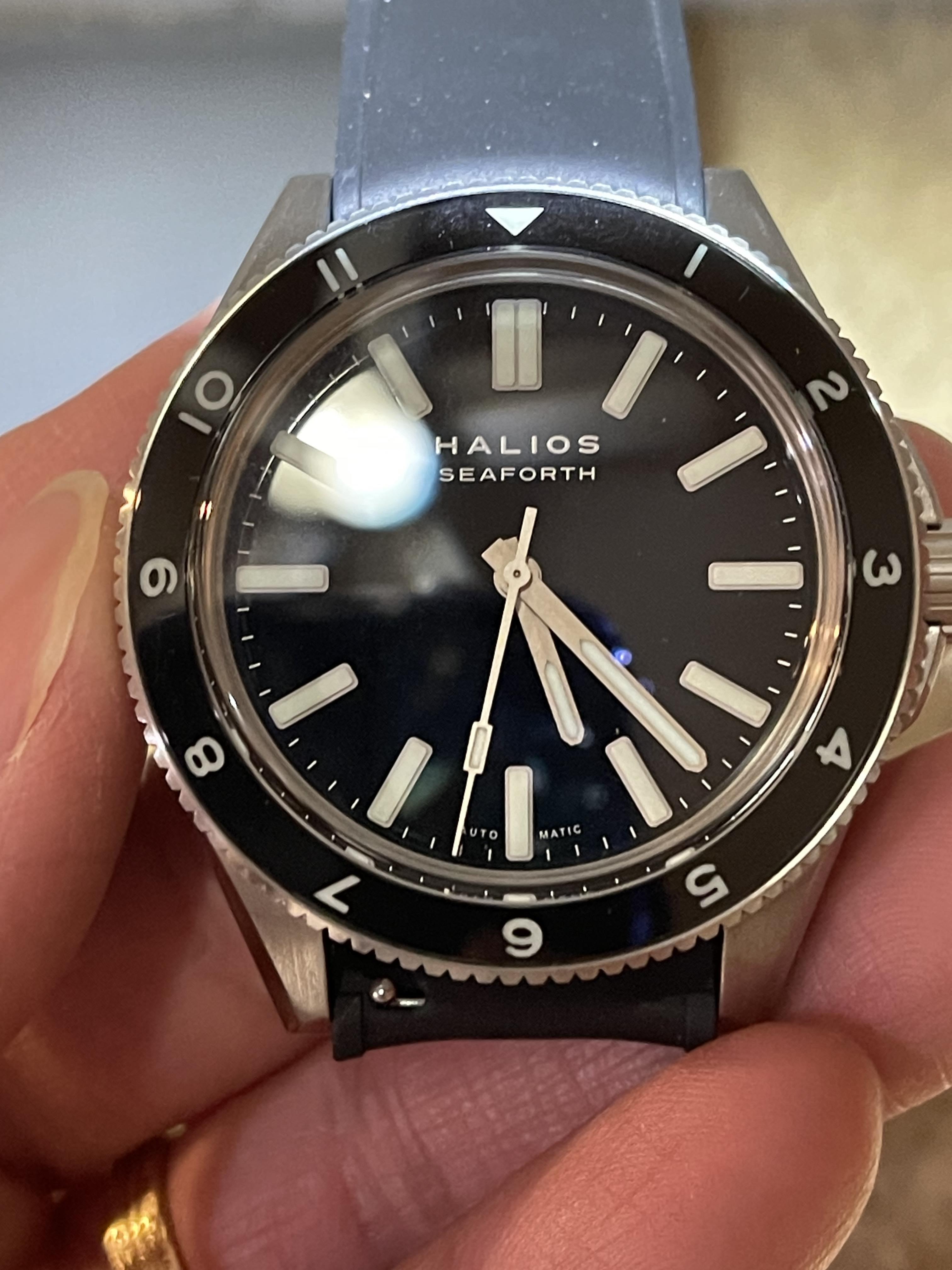 [WTS] Halios Seaforth IV Black 12h Bezel r/Watchexchange