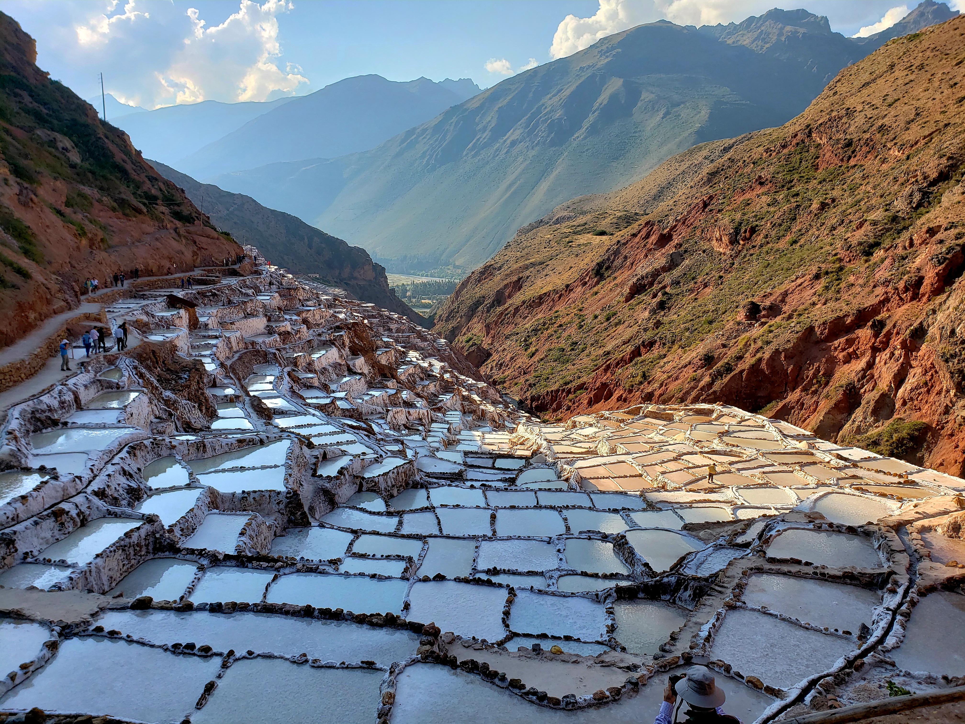 Salt mines in peru pics