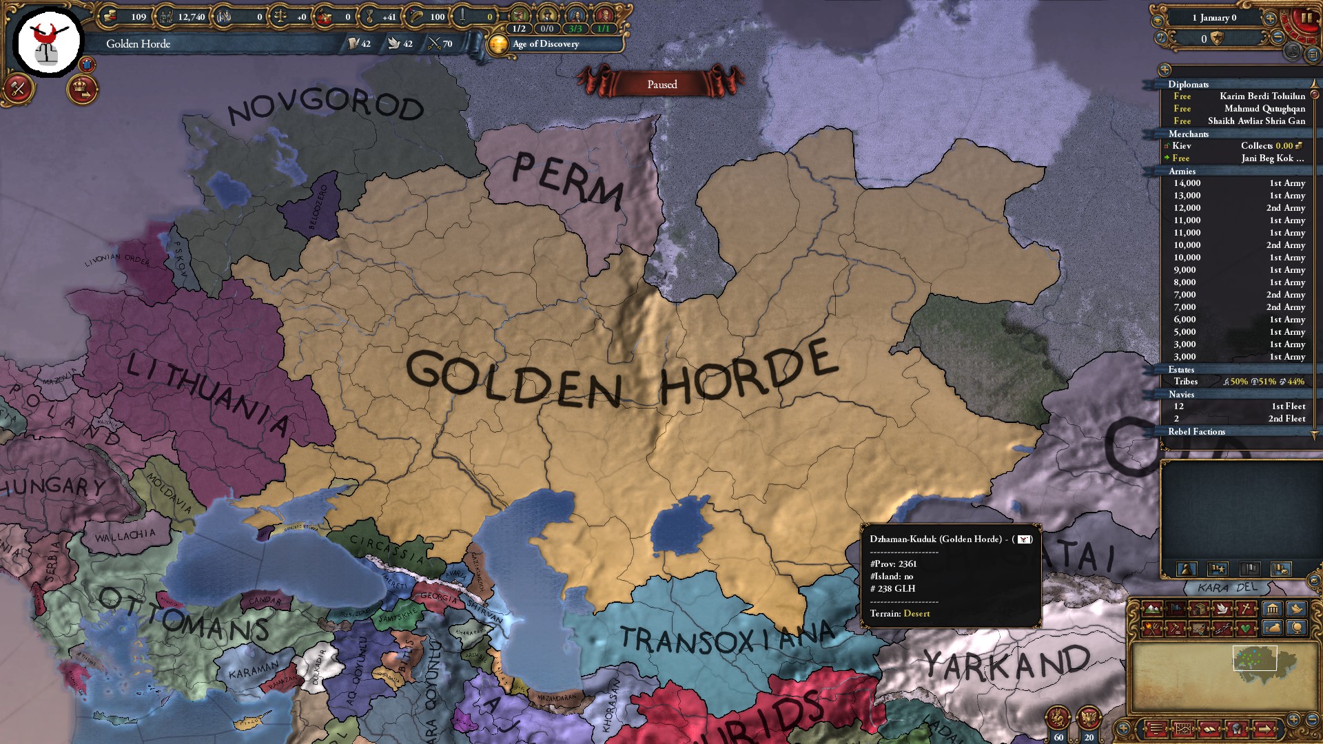 Just my humble attempt at a Golden Horde speed run eu4