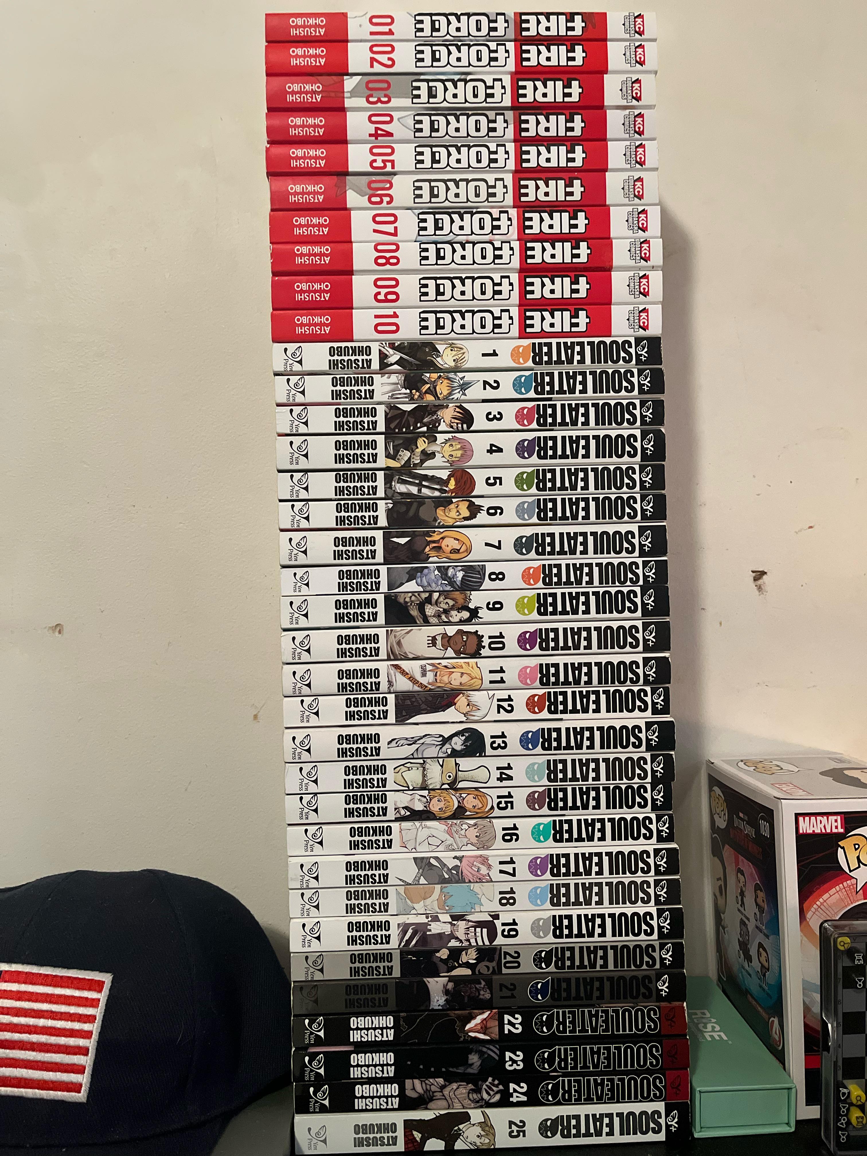 Finally got my entire Soul Eater collection finished r/souleater