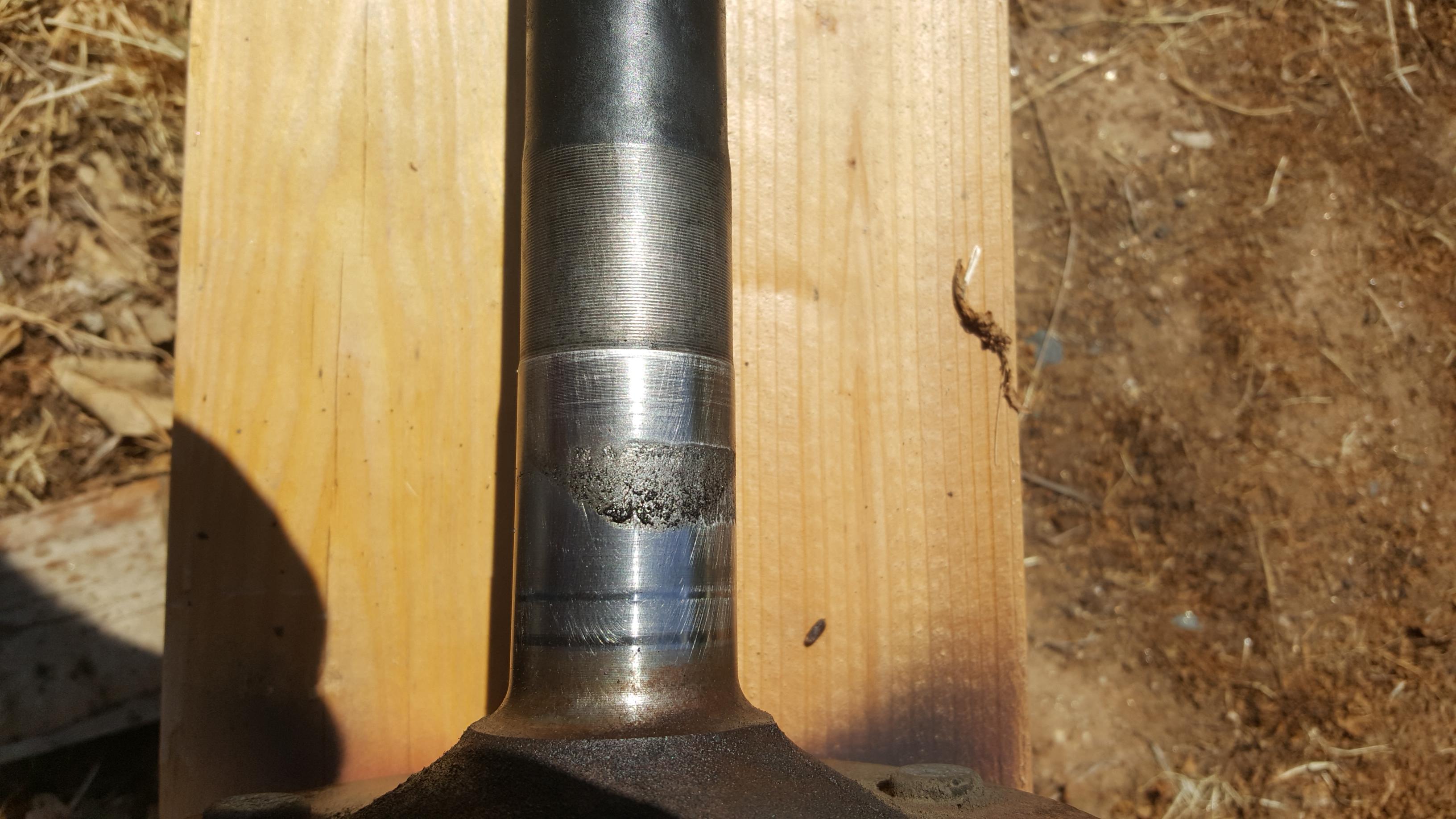 Axel wear,I put new different bearings in and am hoping that this wear