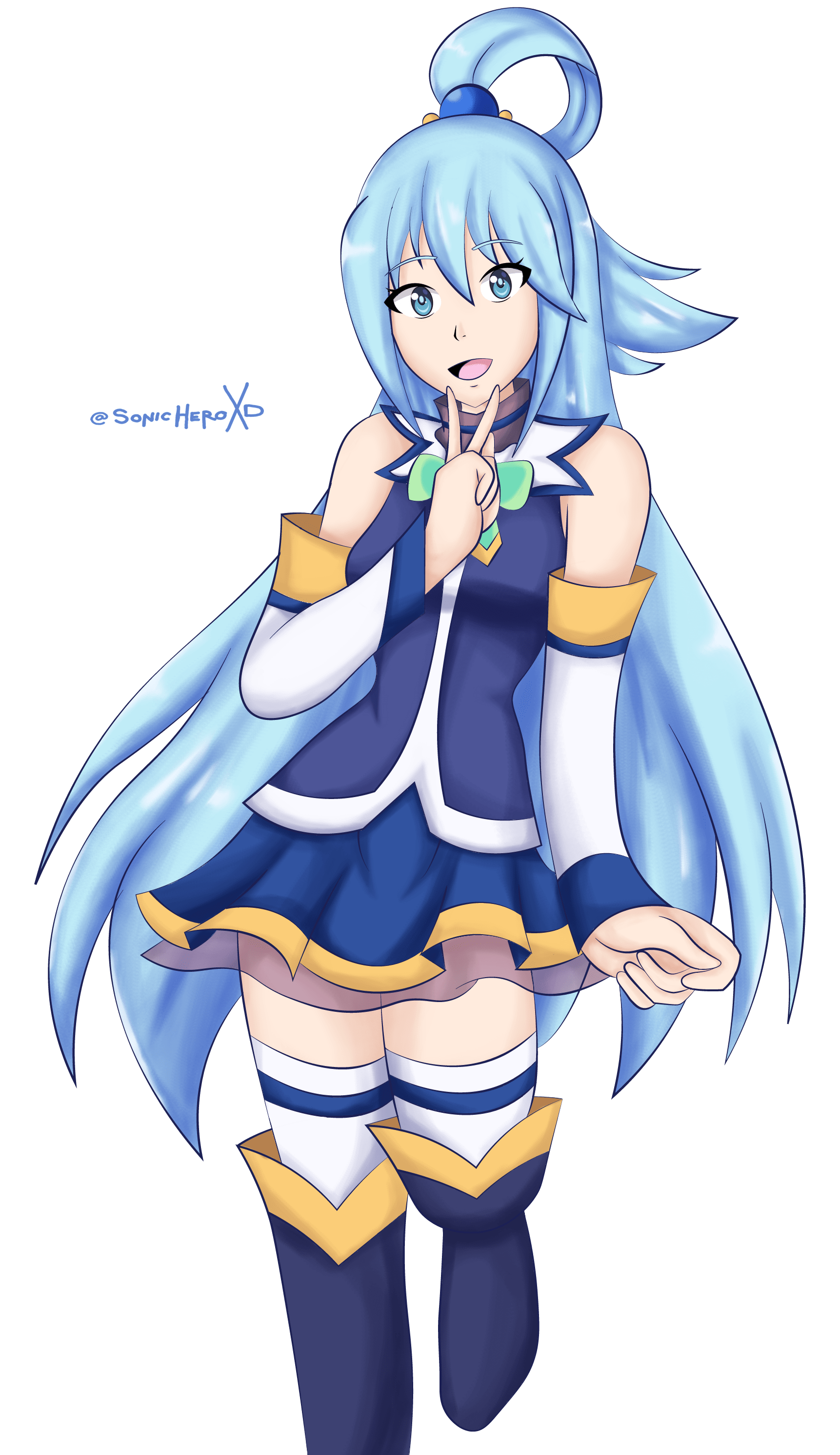 Konosuba Not Useless Goddess Aqua Twitter Unsplassh