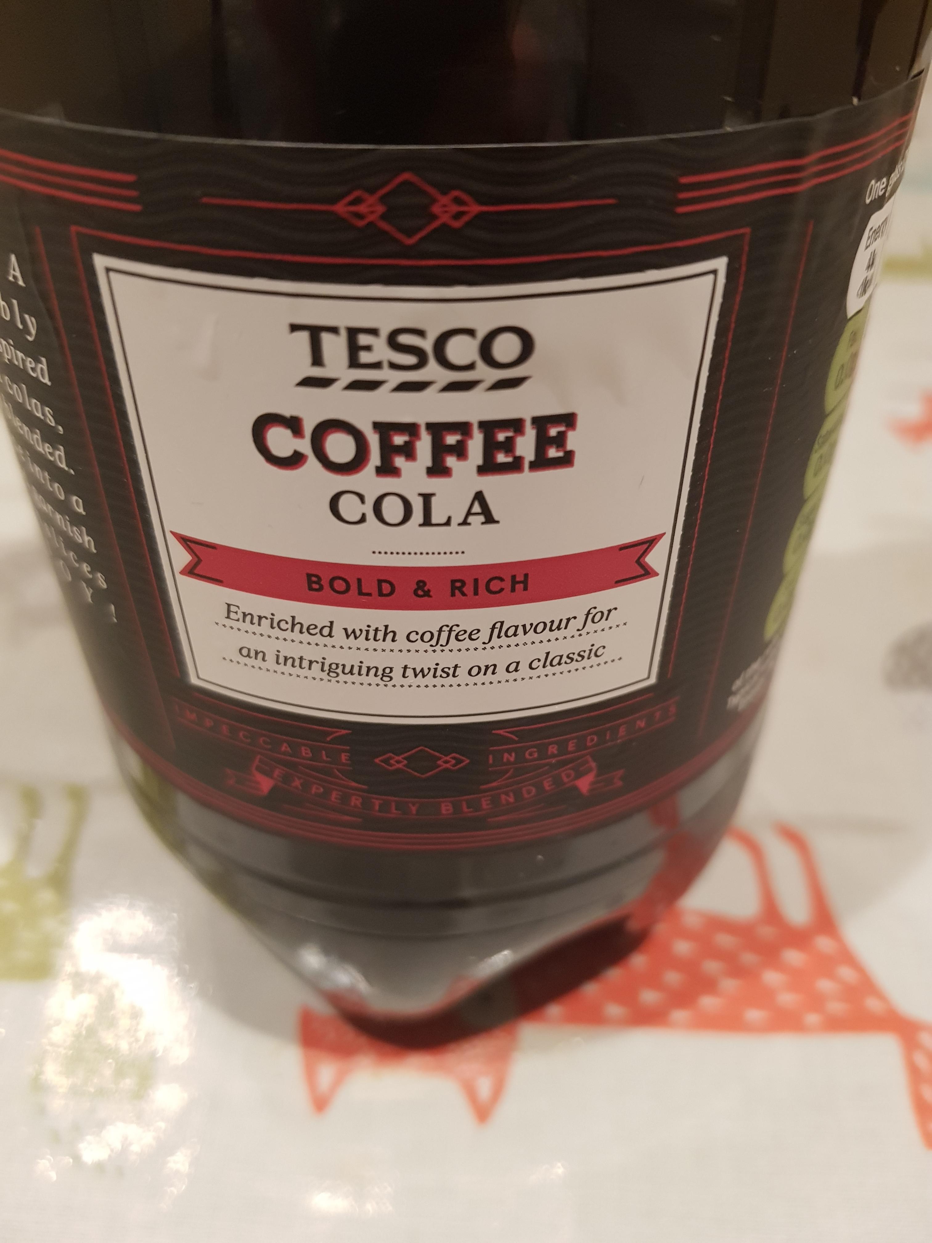 You ever wondered what Tesco Cola with a coffee Revel dissolved into it