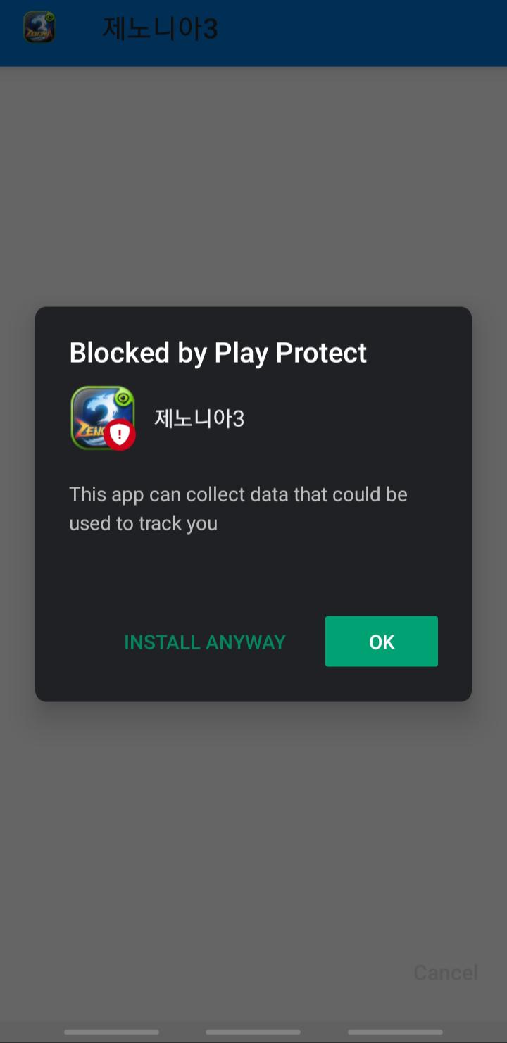 So I wanted to try and play Zenonia 3 again and used one of the