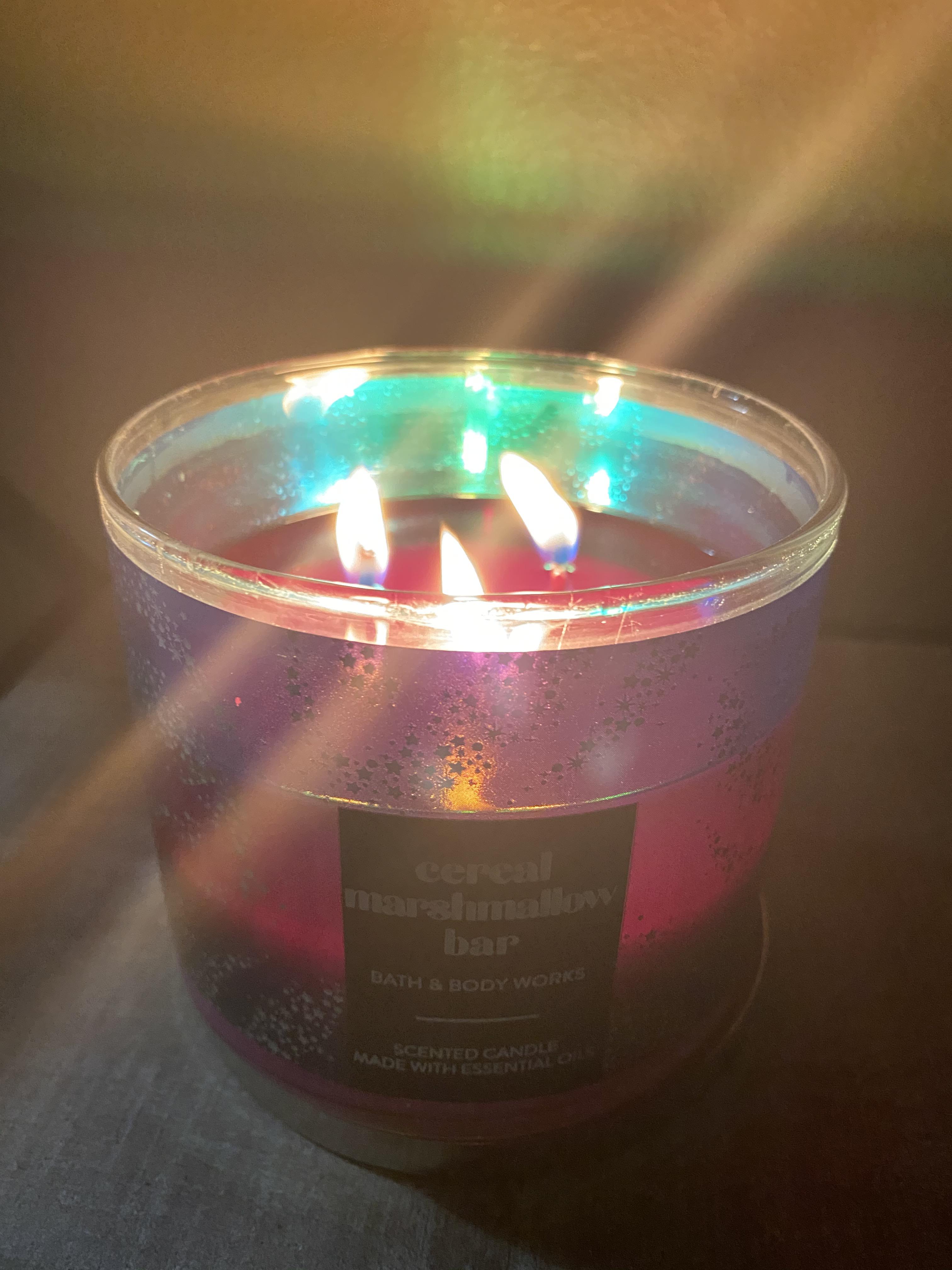 Wow! Really impressed with the 3wick Cereal Marshmallow Bar candle. Excellent burn and a great