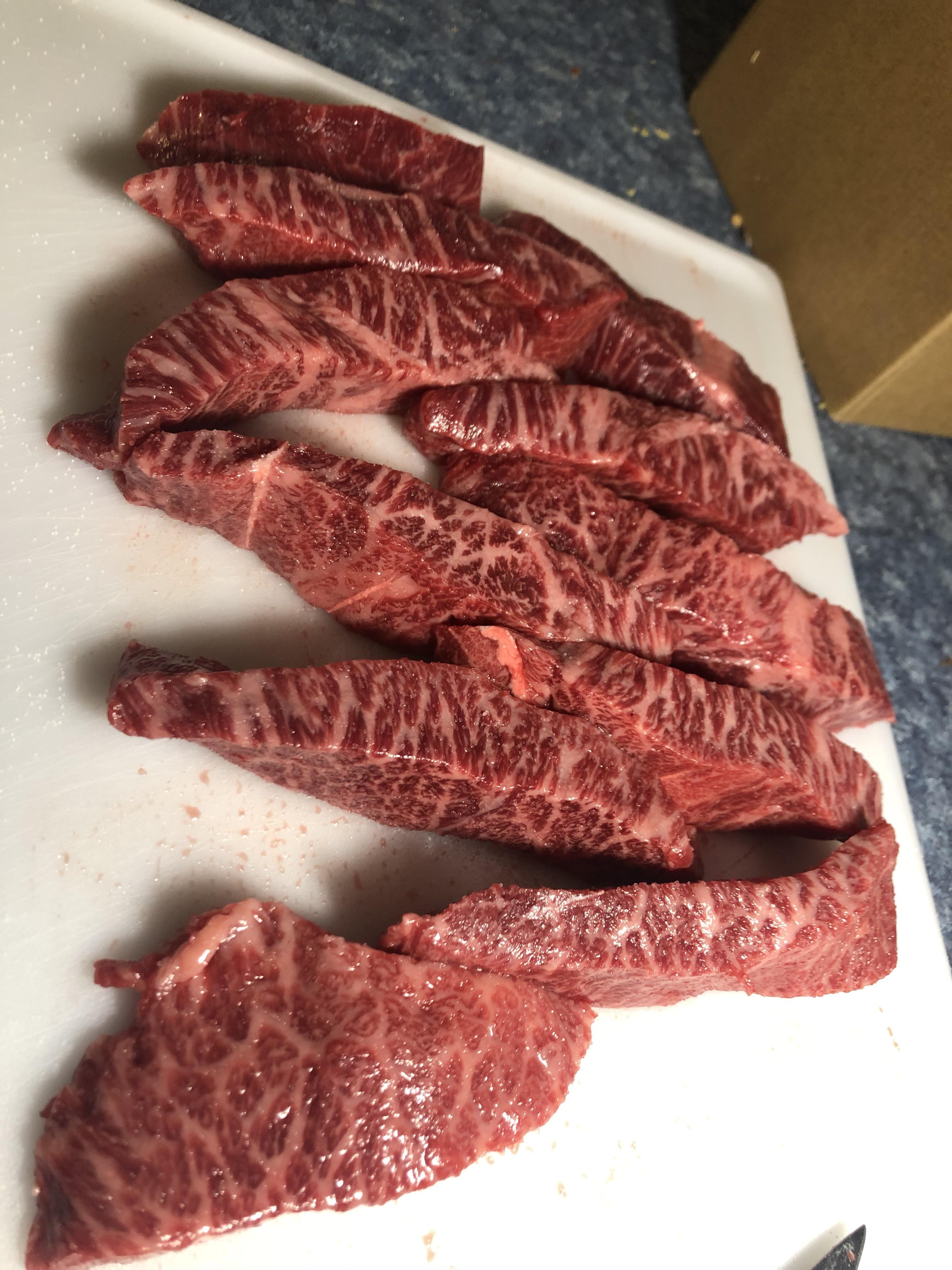 Wagyu flat iron steak from Fareway. Literal meat butter. r/meat