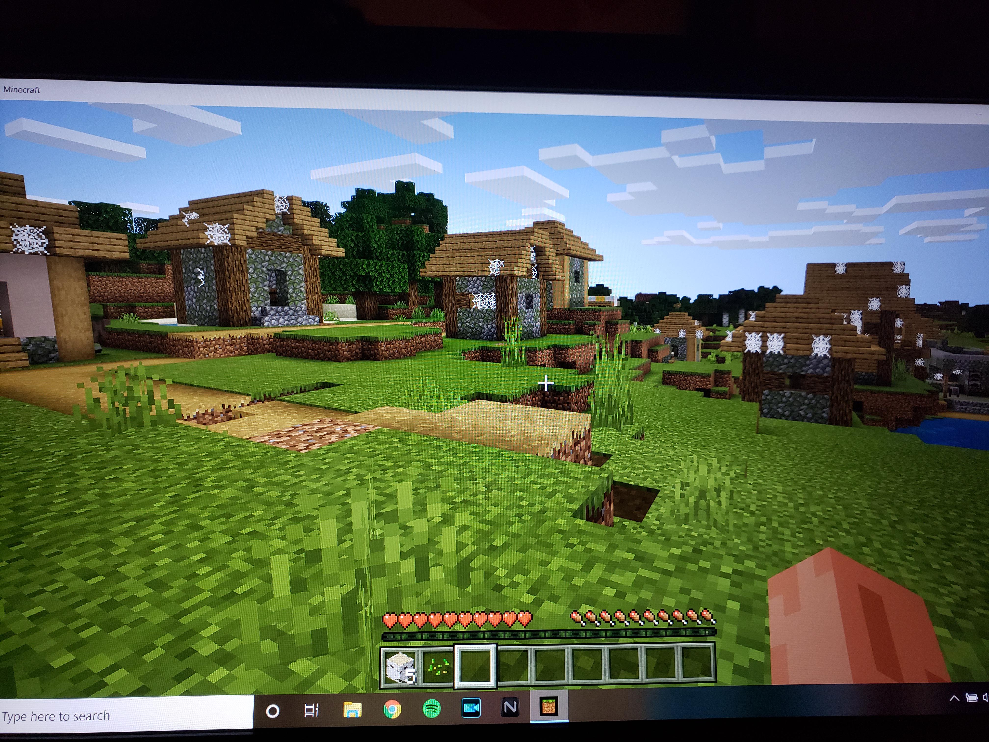 Found a abandoned rundown village is this really rare ? r/Minecraft