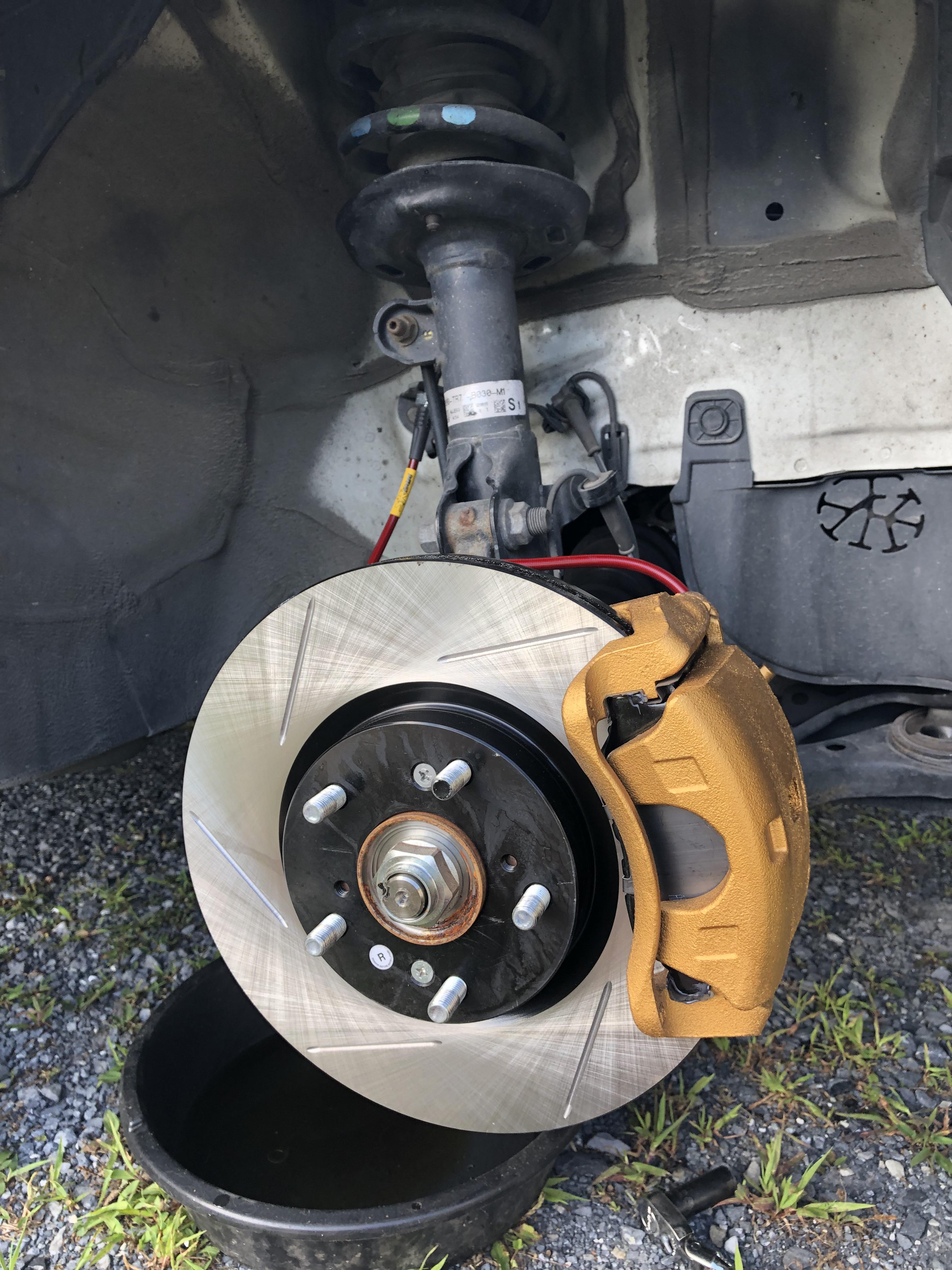 Finally upgraded the brakes on my 9th gen. StopTech slotted rotors