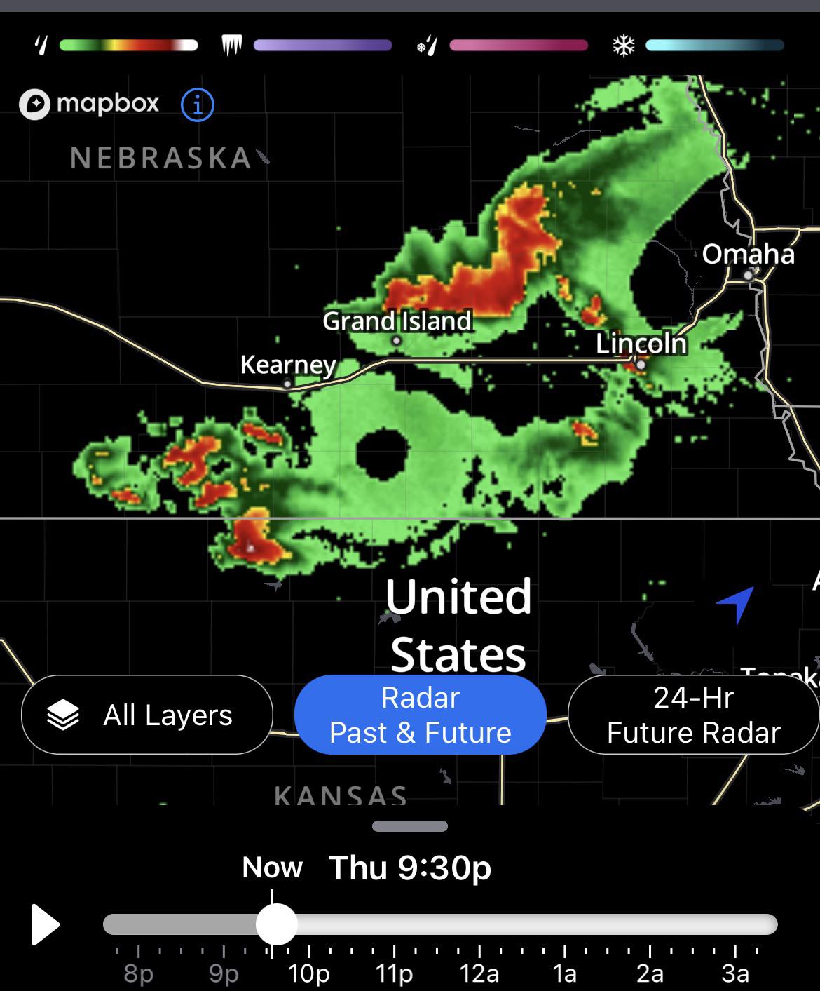 is there a hurricane watch over there in nebraska? just spotted this on