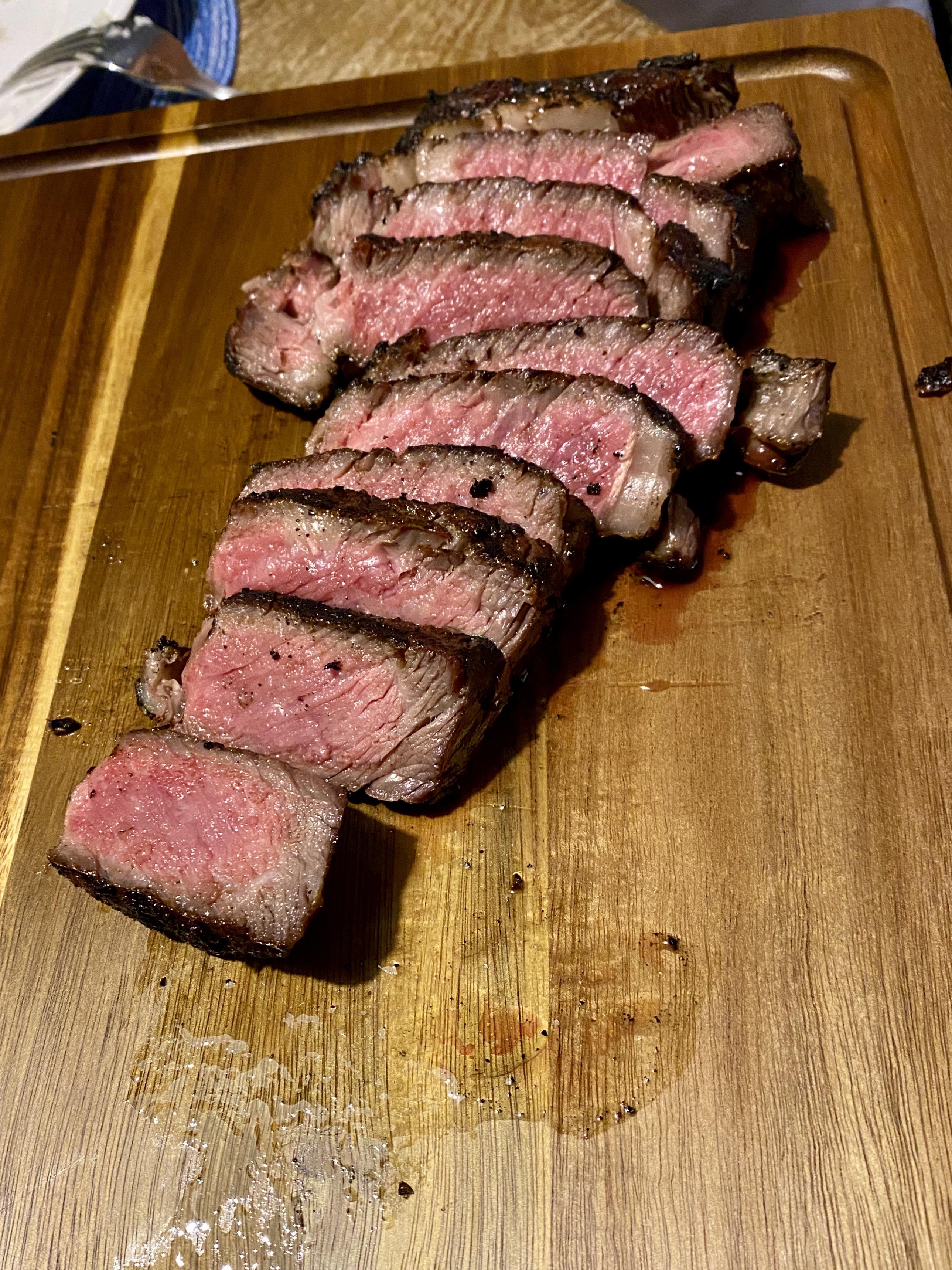 Dry Aged Ribeye Reverse Sear grilling